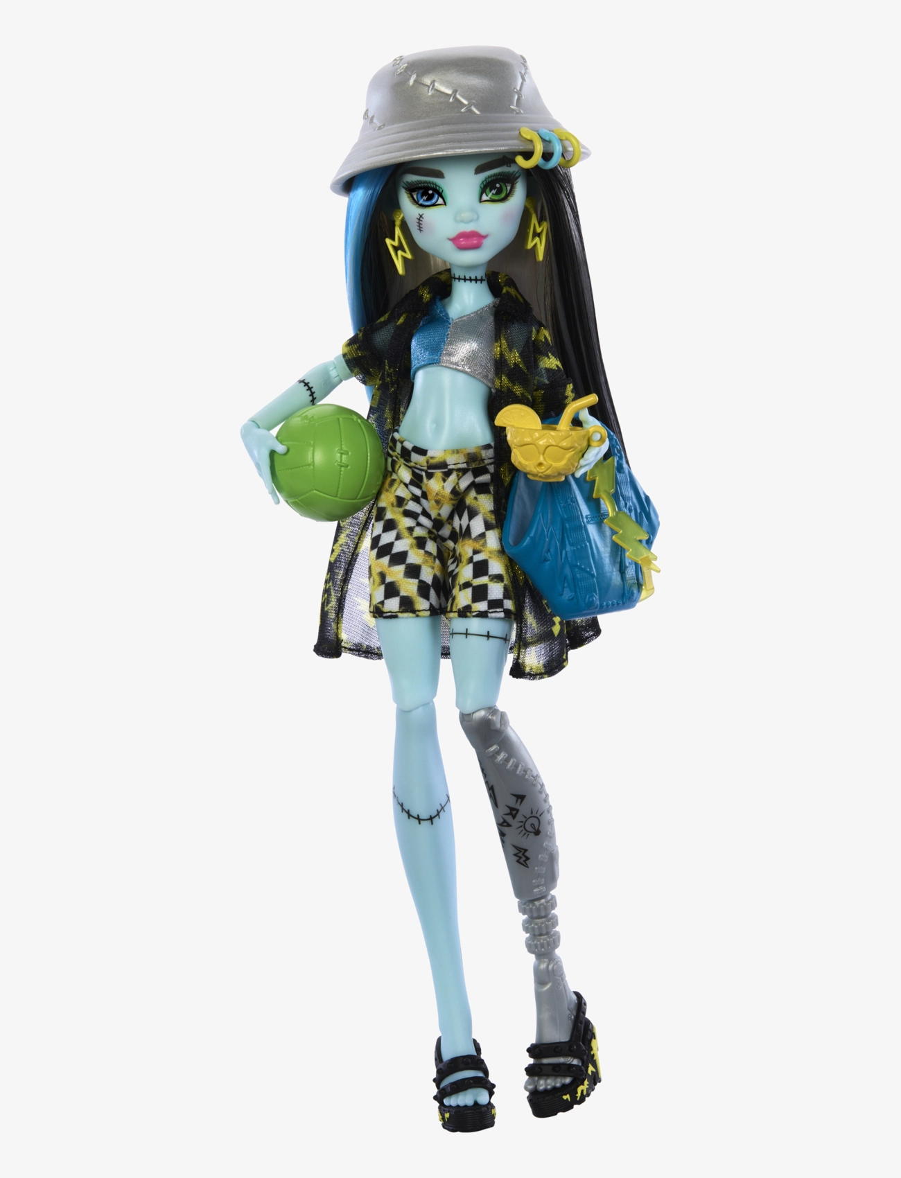 Monster High - Scare-adise Island Frankie Stein Fashion Doll with Swimsuit & Accessories - dukker - multi color - 2