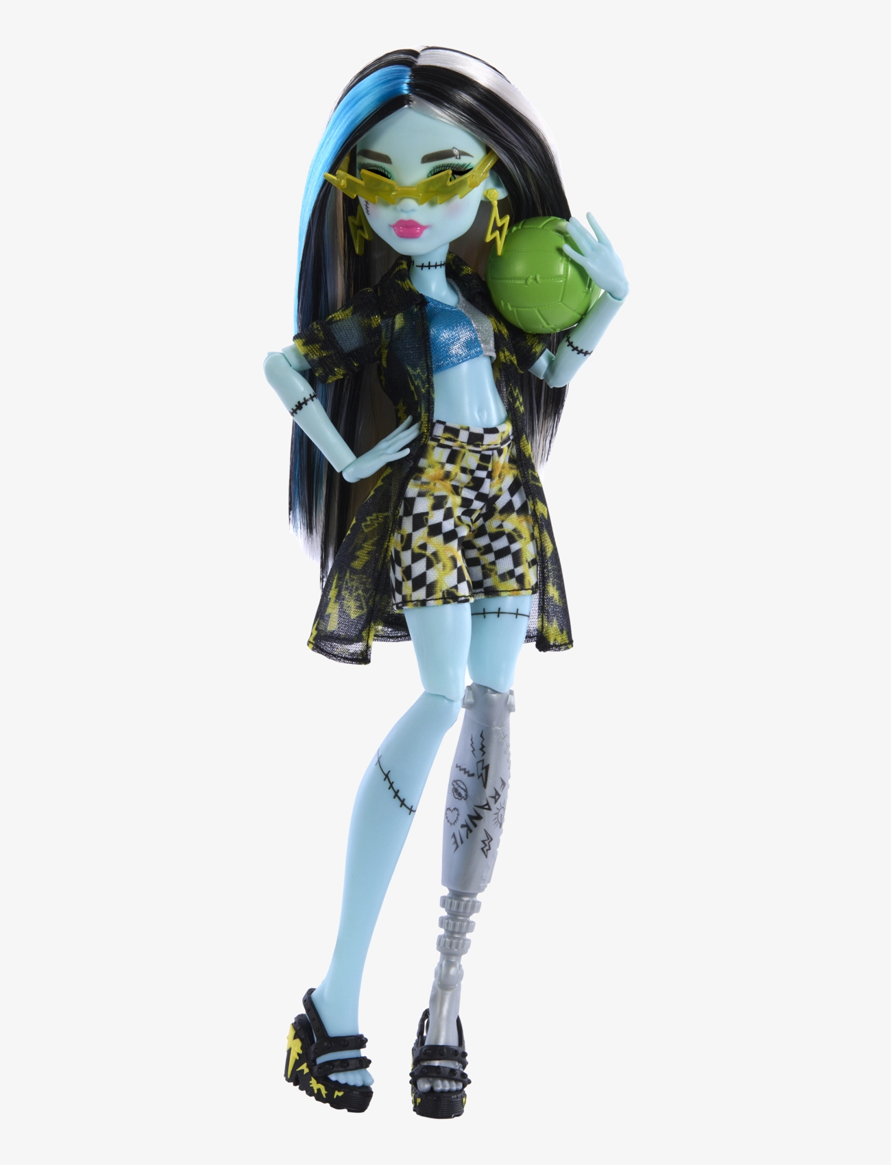 Monster High - Scare-adise Island Frankie Stein Fashion Doll with Swimsuit & Accessories - dukker - multi color - 3
