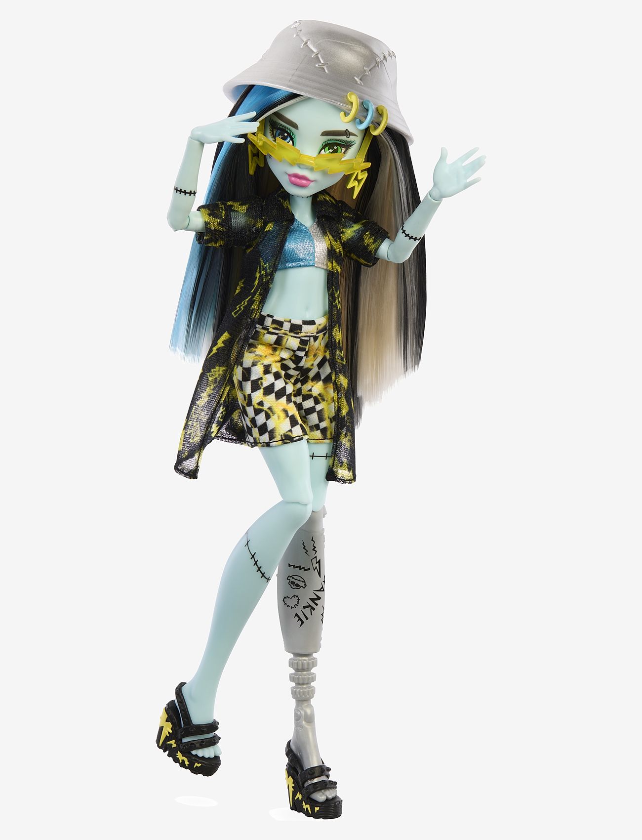 Monster High - Scare-adise Island Frankie Stein Fashion Doll with Swimsuit & Accessories - dockor - multi color - 4