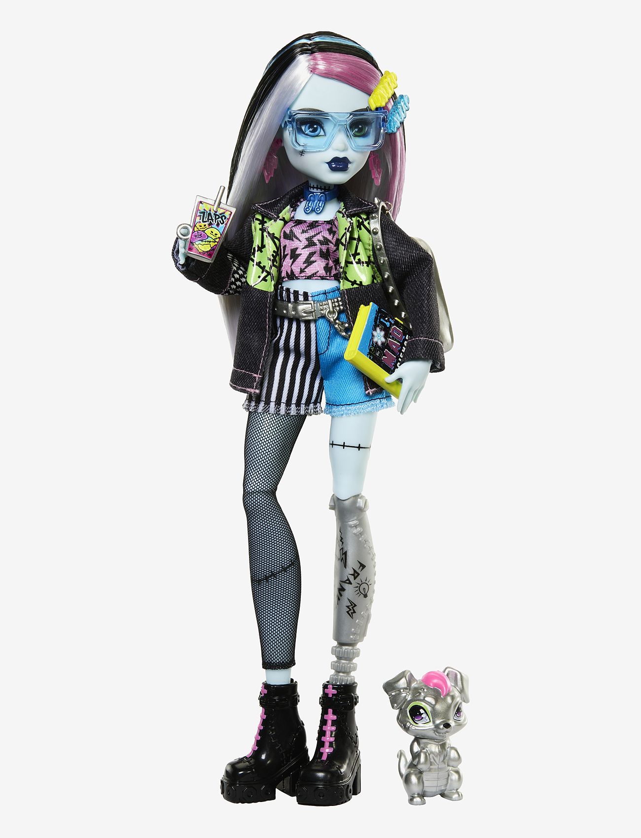 Monster High - Frankie Stein Fashion Doll with Pet Watzie and Accessories - dockor - multicolor - 1