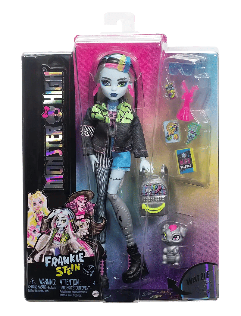Monster High - Frankie Stein Fashion Doll with Pet Watzie and Accessories - nukud - multicolor - 2