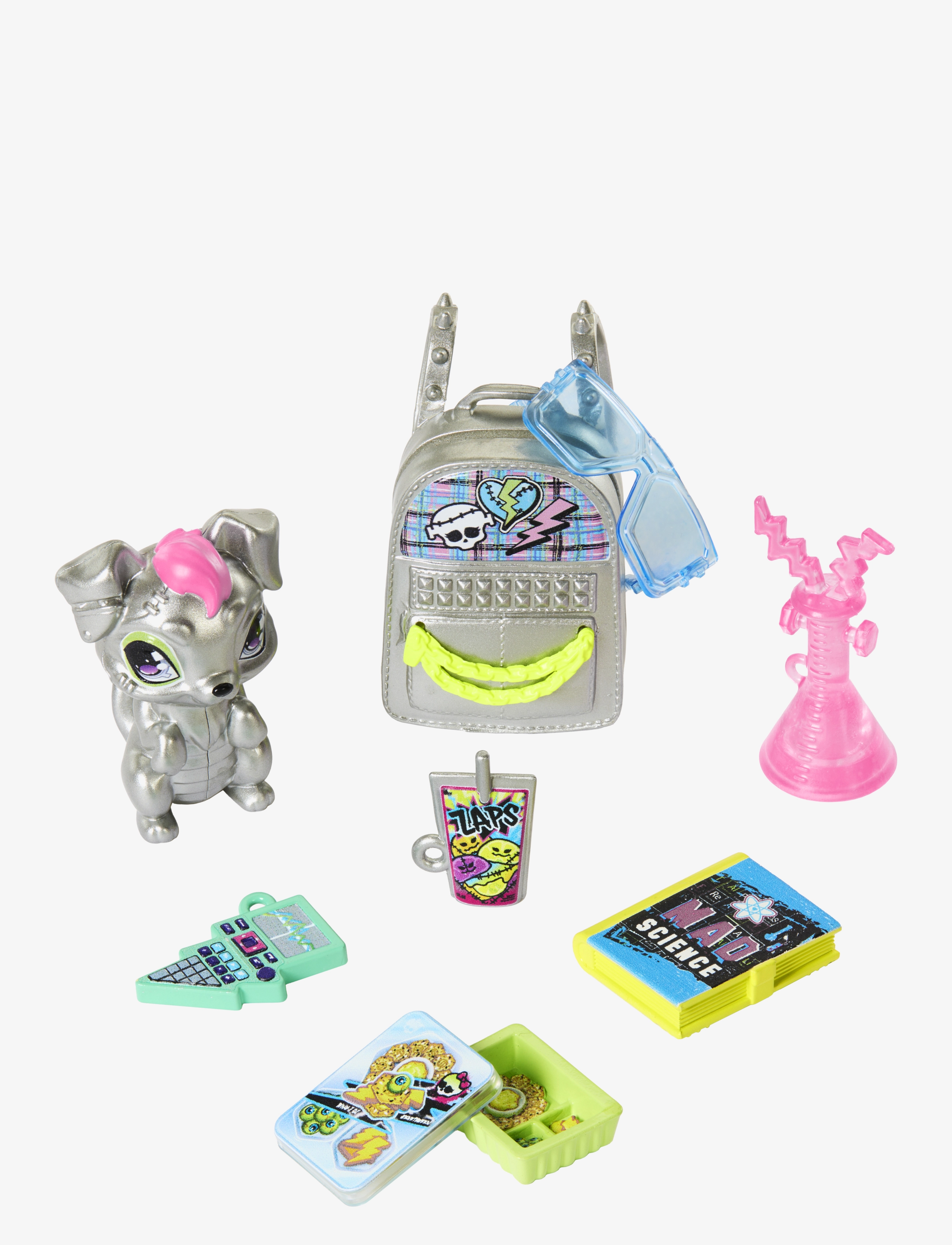 Monster High - Frankie Stein Fashion Doll with Pet Watzie and Accessories - dúkkur - multicolor - 3
