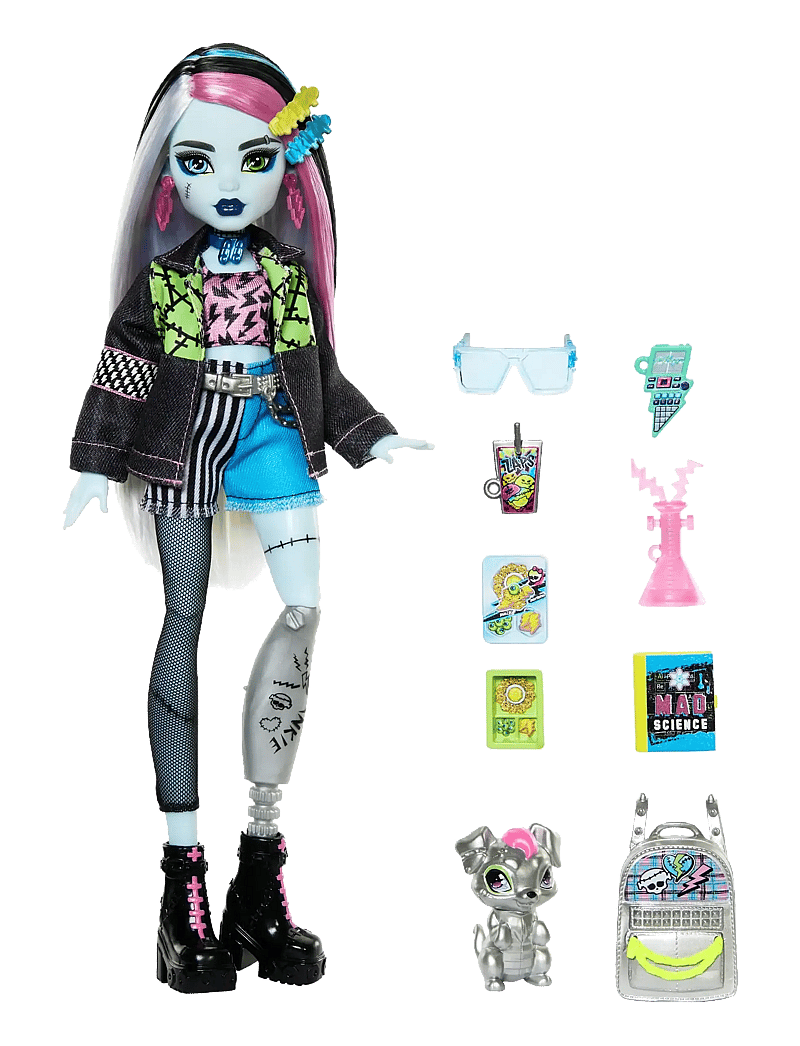 Monster High - Frankie Stein Fashion Doll with Pet Watzie and Accessories - nukud - multicolor - 4