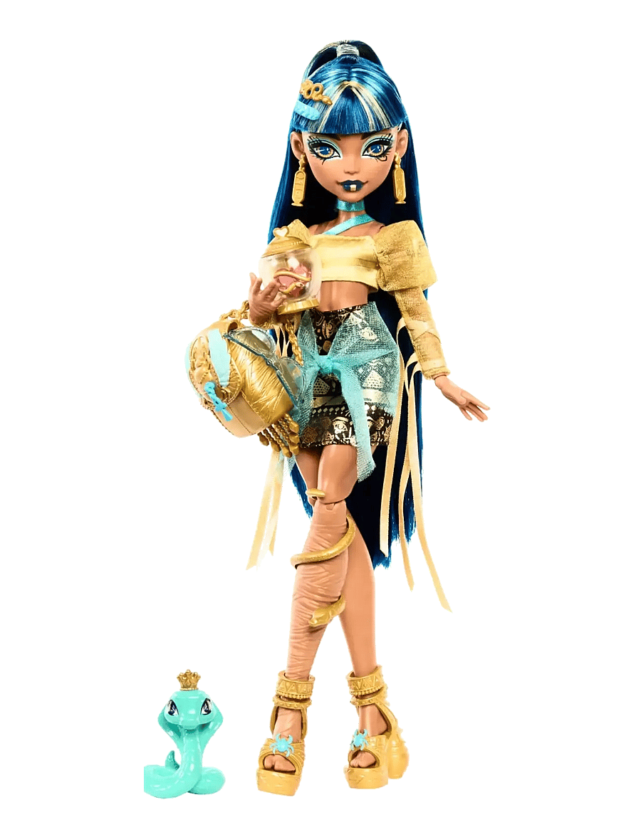 Monster High - Cleo De Nile Fashion Doll with Pet Hissette and Accessories - die niedrigsten preise - multicolor - 0