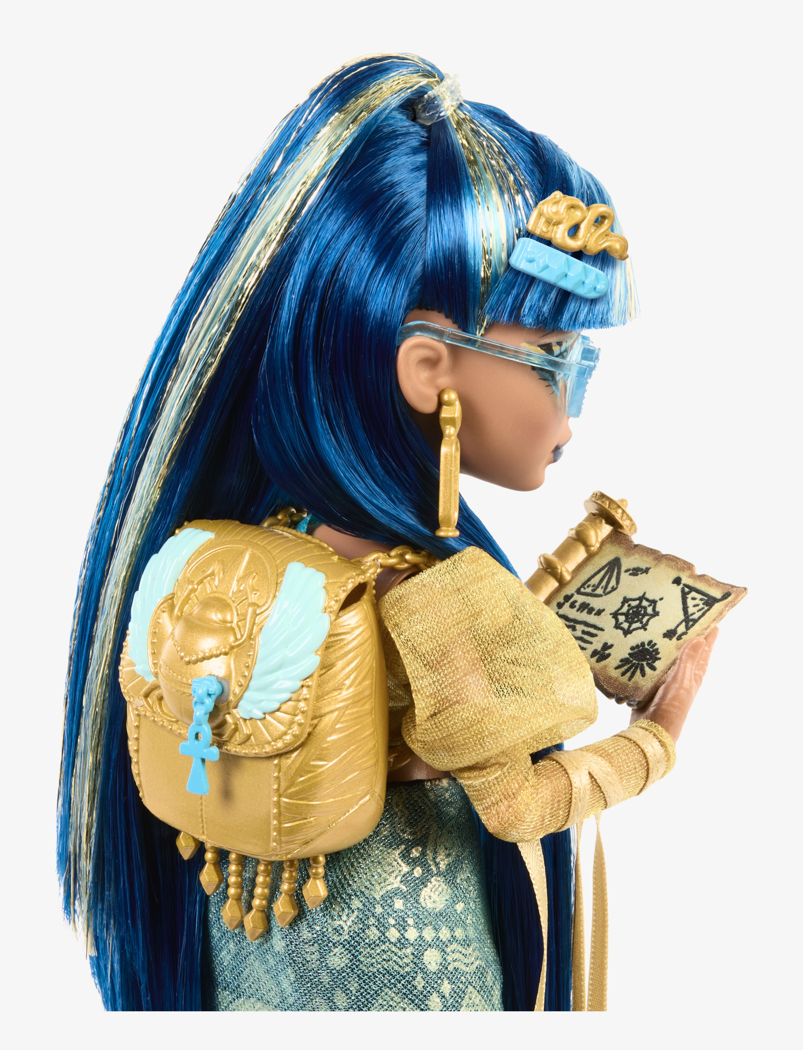Monster High - Cleo De Nile Fashion Doll with Pet Hissette and Accessories - nuket - multicolor - 5