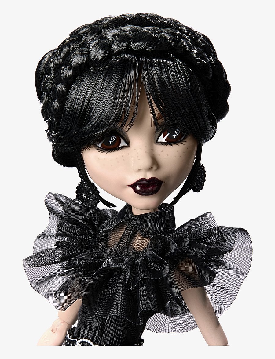 Monster High - Wednesday Collectible Doll, Rave’N Wednesday in Black Gown Inspired by Dance Scene - puppen - multicolor - 3
