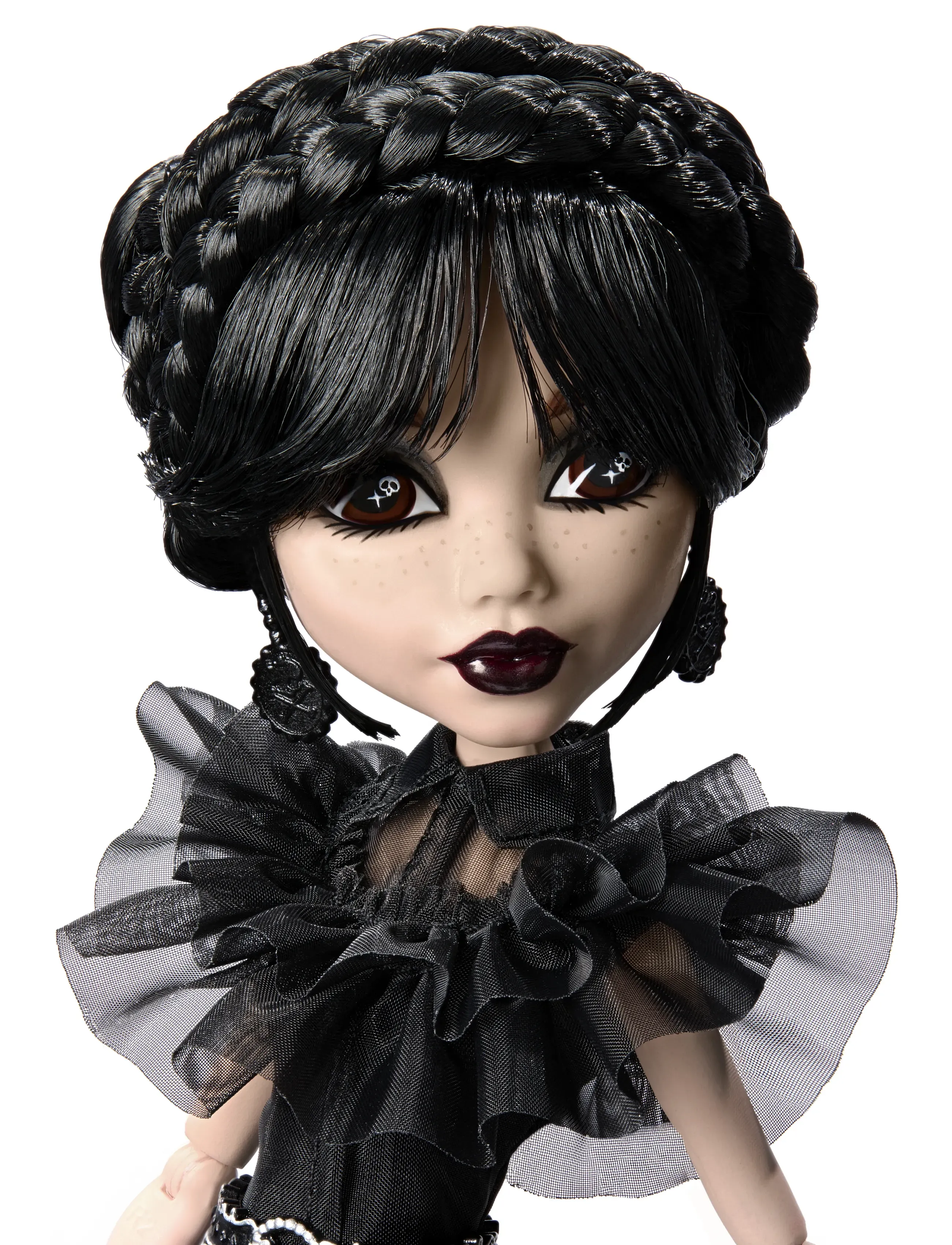 Monster High - Wednesday Collectible Doll, Rave’N Wednesday in Black Gown Inspired by Dance Scene - dolls - multicolor - 4