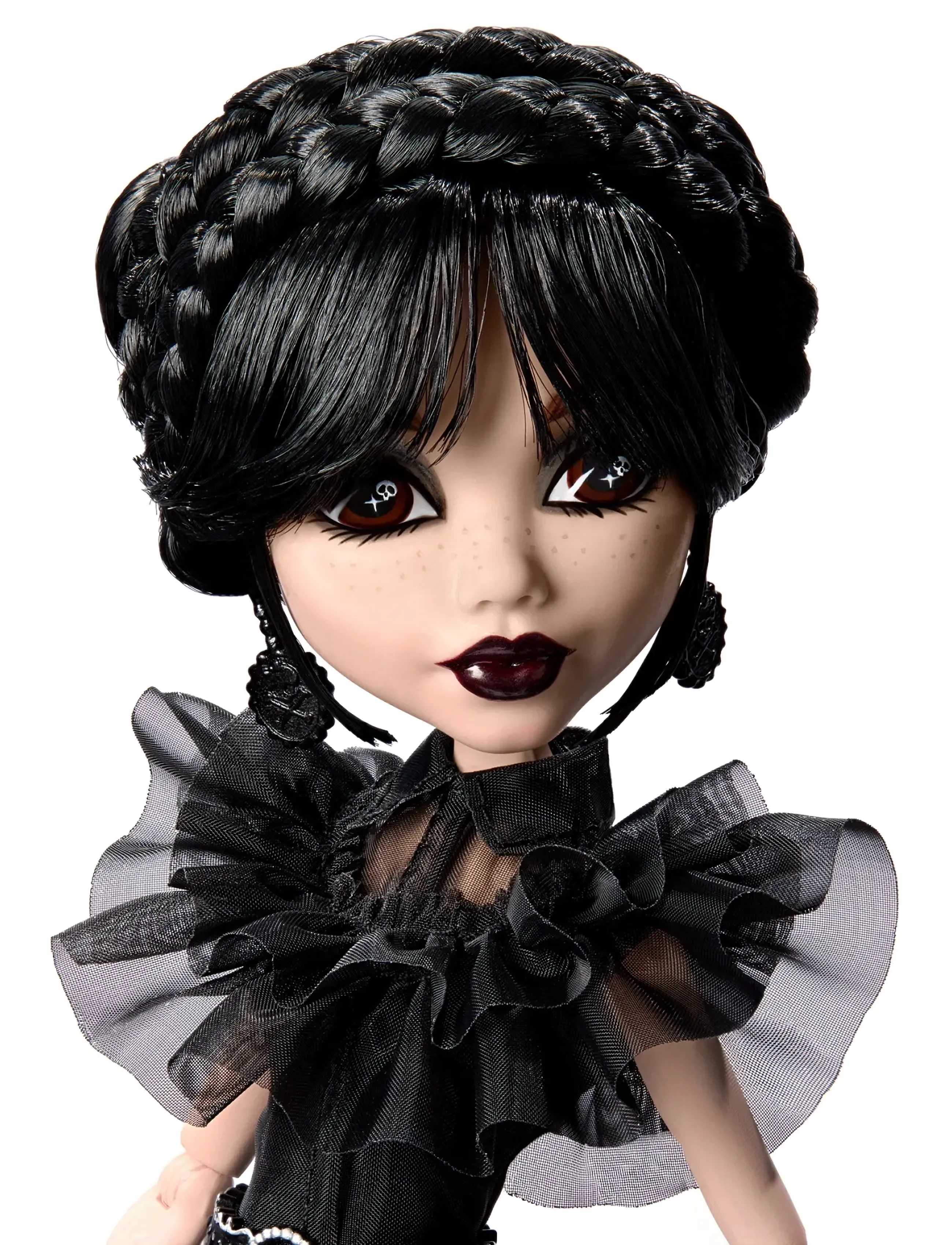 Monster High - Wednesday Collectible Doll, Rave’N Wednesday in Black Gown Inspired by Dance Scene - dukker - multicolor - 1