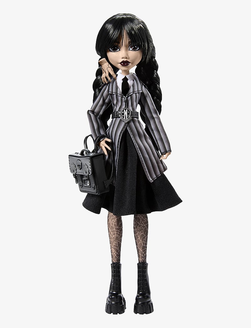 Monster High - Wednesday Collectible Doll, Wednesday Addams in Nevermore Academy Uniform with Thing - dolls - multicolor - 4