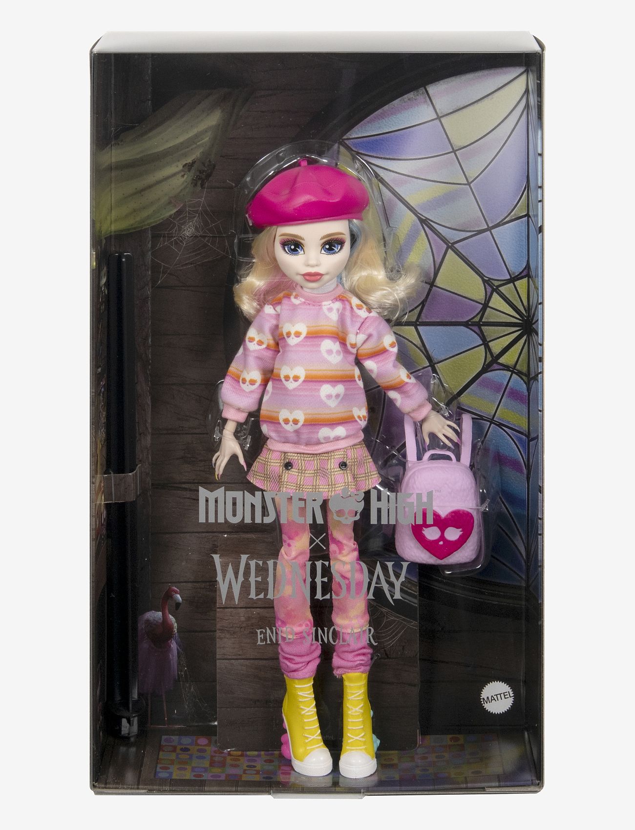 Monster High - Wednesday Collectible Doll, Enid Sinclair in Pink Fashion with Accessories - dolls - multicolor - 1
