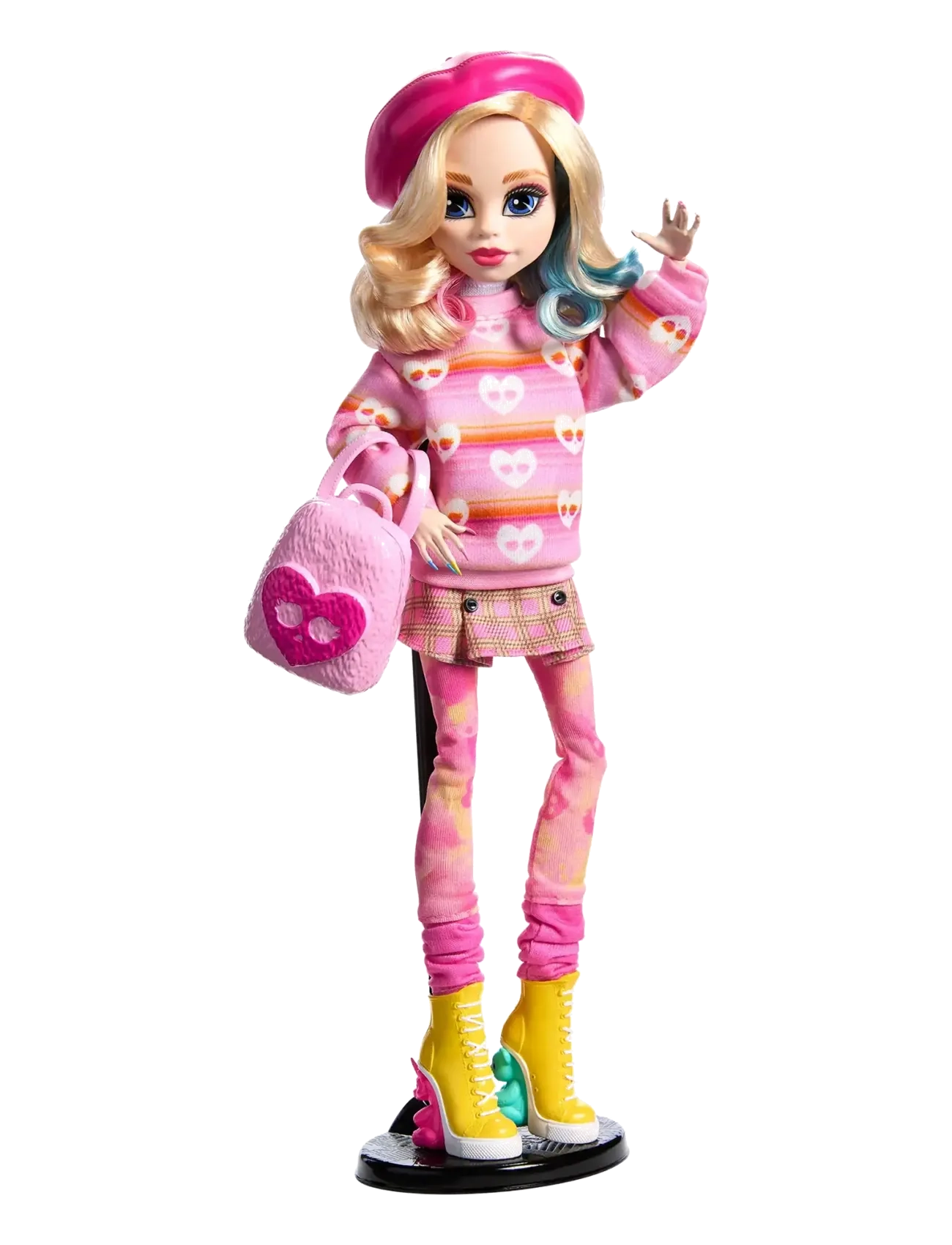 Monster High - Wednesday Collectible Doll, Enid Sinclair in Pink Fashion with Accessories - puppen - multicolor - 1