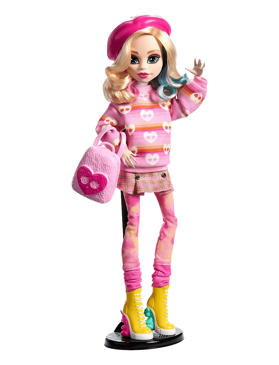Monster High - Wednesday Collectible Doll, Enid Sinclair in Pink Fashion with Accessories - puppen - multicolor - 1
