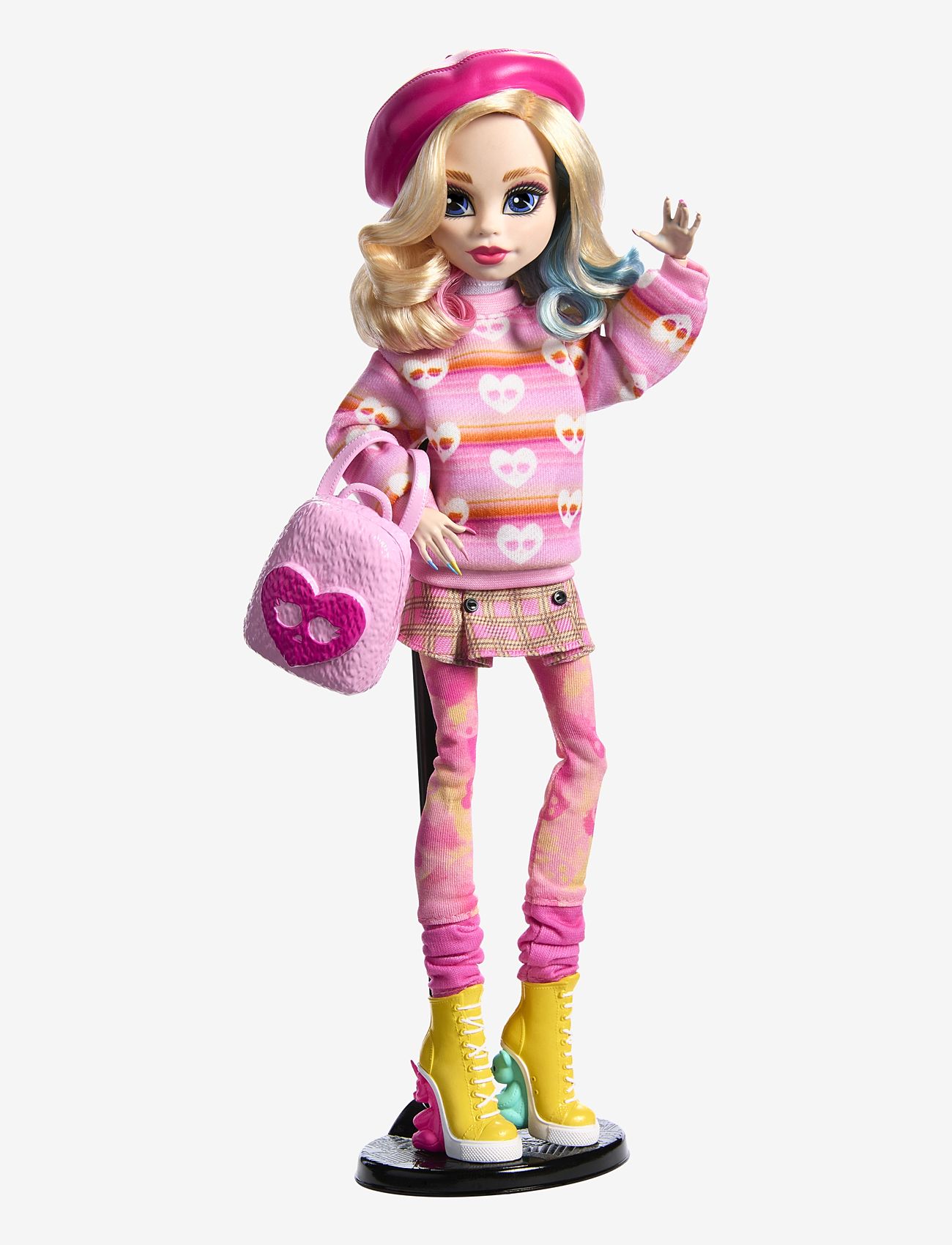 Monster High - Wednesday Collectible Doll, Enid Sinclair in Pink Fashion with Accessories - dolls - multicolor - 2