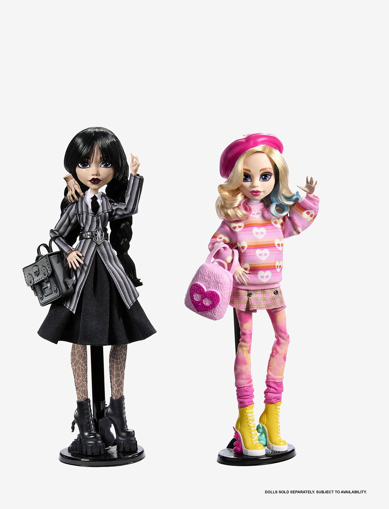 Monster High - Wednesday Collectible Doll, Enid Sinclair in Pink Fashion with Accessories - dolls - multicolor - 3