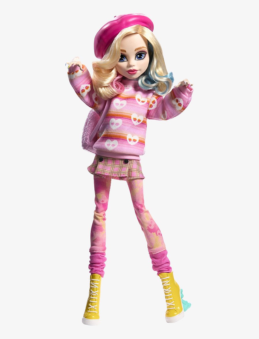 Monster High - Wednesday Collectible Doll, Enid Sinclair in Pink Fashion with Accessories - puppen - multicolor - 5