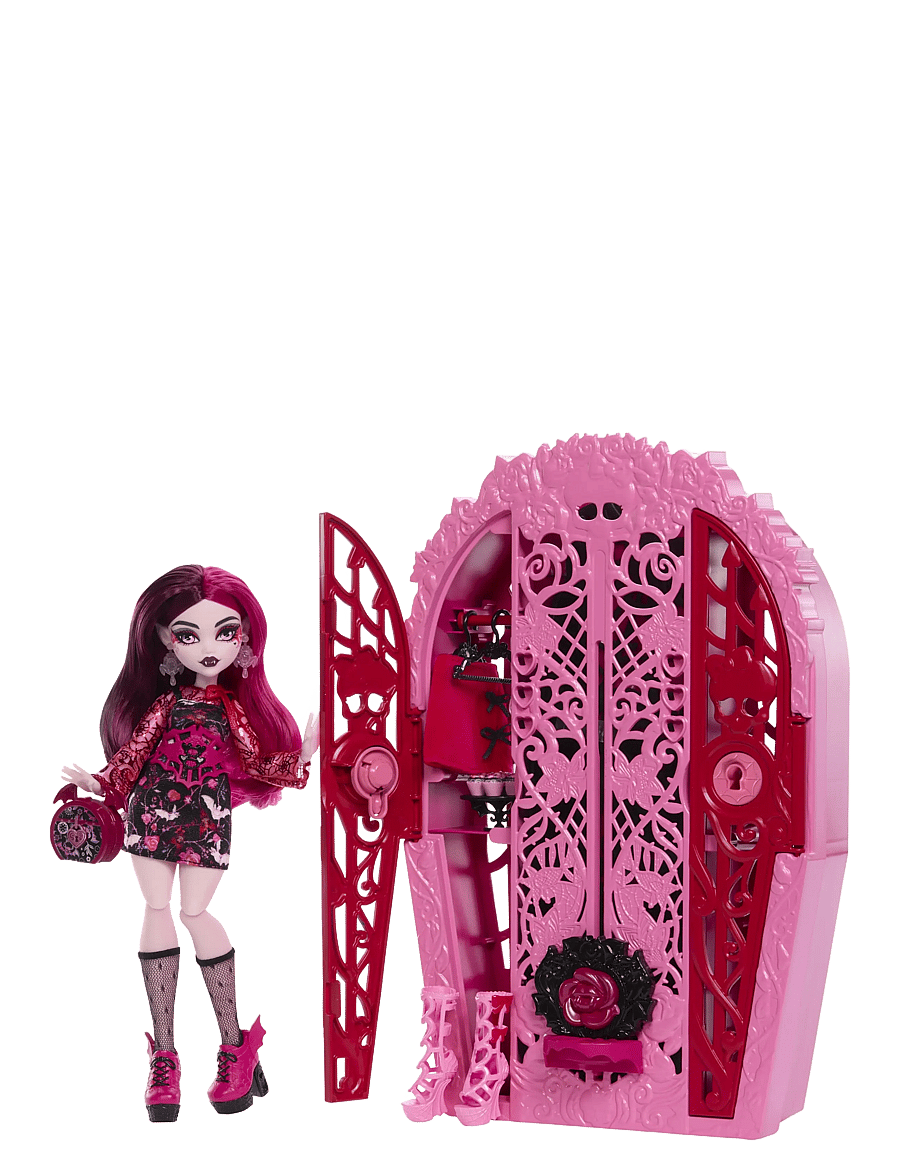 Monster High - Skulltimate Secrets Garden Mysteries Playset, Draculaura Doll with 19+ Surprises - dúkkur - multi color - 1