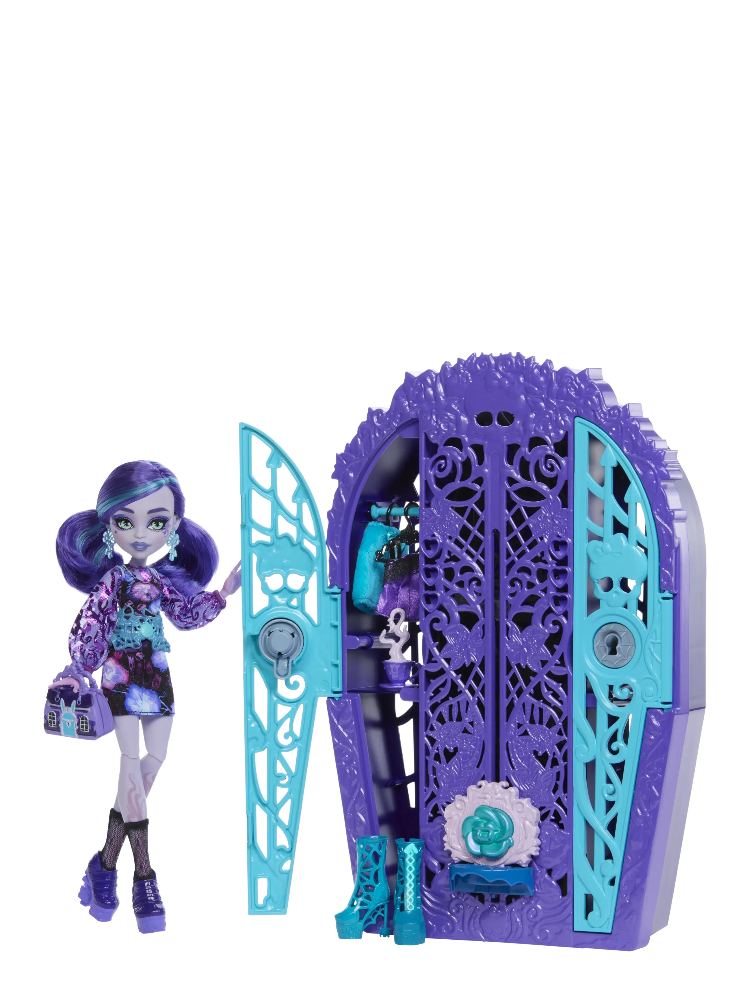 Monster High - Skulltimate Secrets Garden Mysteries Playset, Twyla Doll with 19+ Surprises - dukker - multi color - 1