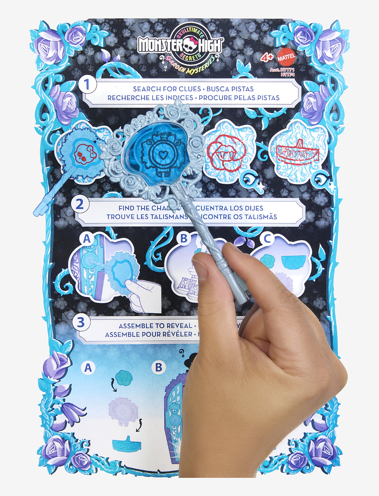 Monster High - Skulltimate Secrets Garden Mysteries Playset, Twyla Doll with 19+ Surprises - dolls - multi color - 5