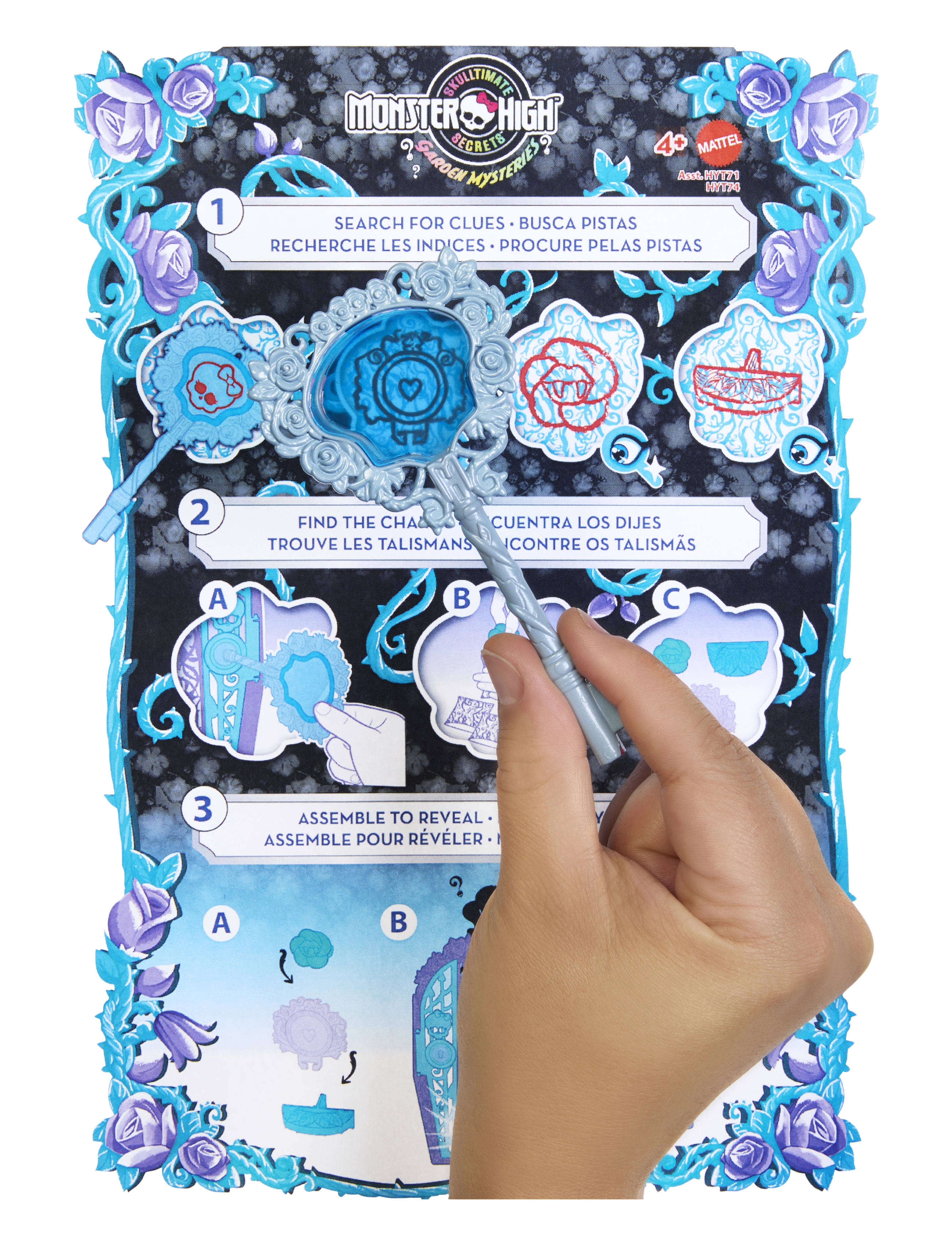 Monster High - Skulltimate Secrets Garden Mysteries Playset, Twyla Doll with 19+ Surprises - dukker - multi color - 5