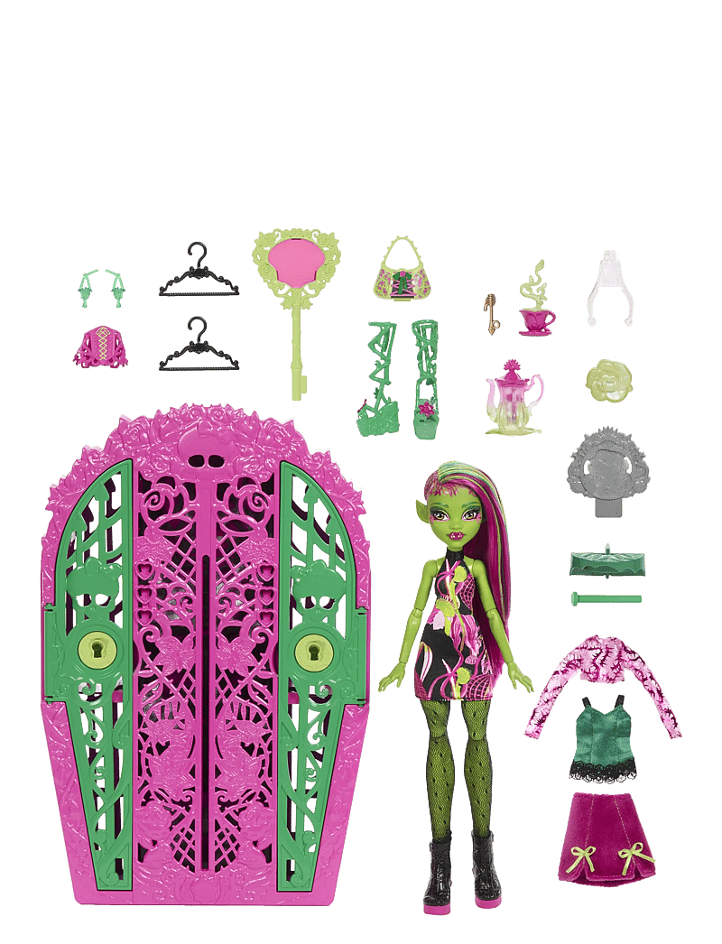 Monster High - Skulltimate Secrets Garden Mysteries Playset, Venus McFlytrap Doll with 19+ Surprises - puppen - multi color - 0
