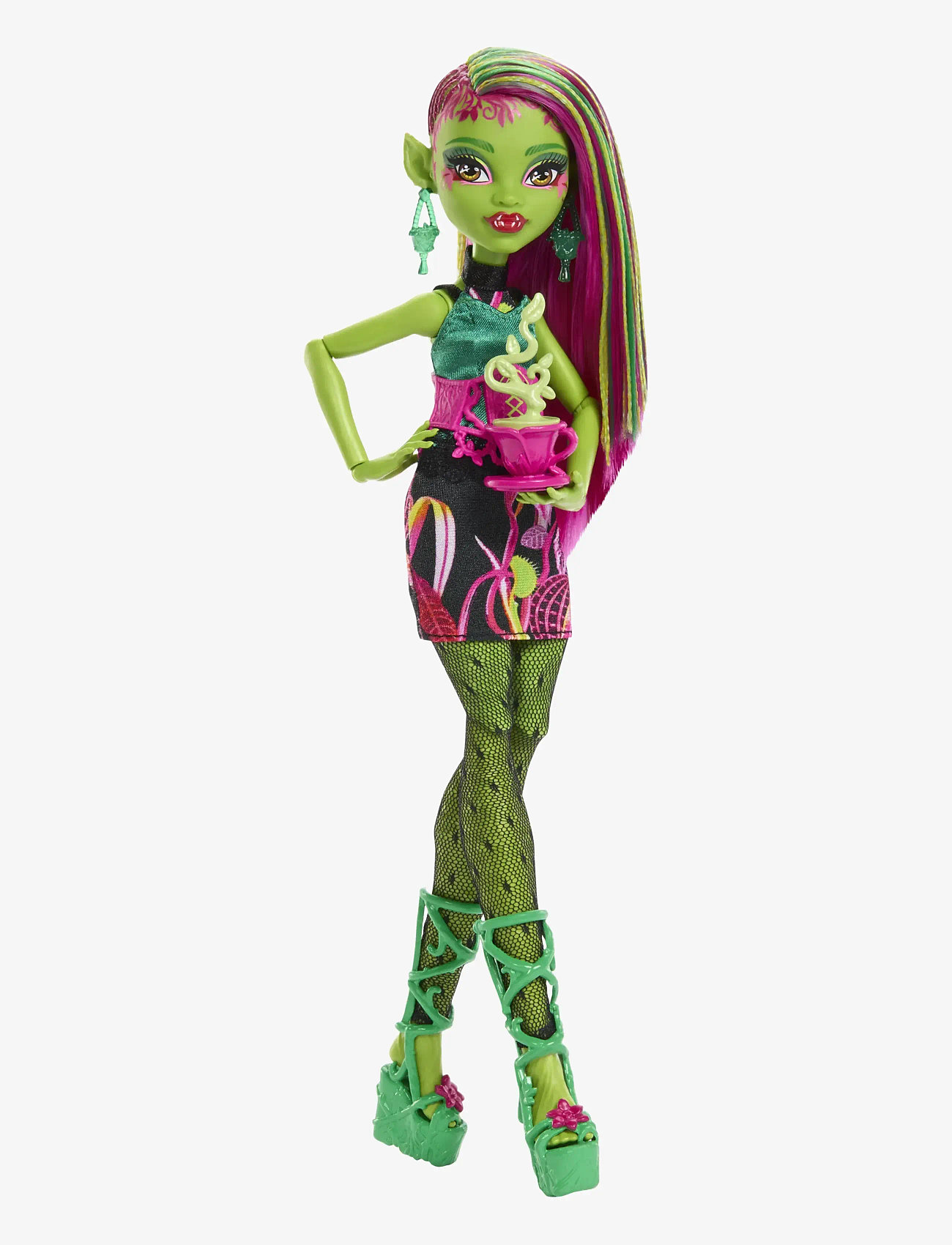 Monster High - Skulltimate Secrets Garden Mysteries Playset, Venus McFlytrap Doll with 19+ Surprises - dolls - multi color - 2