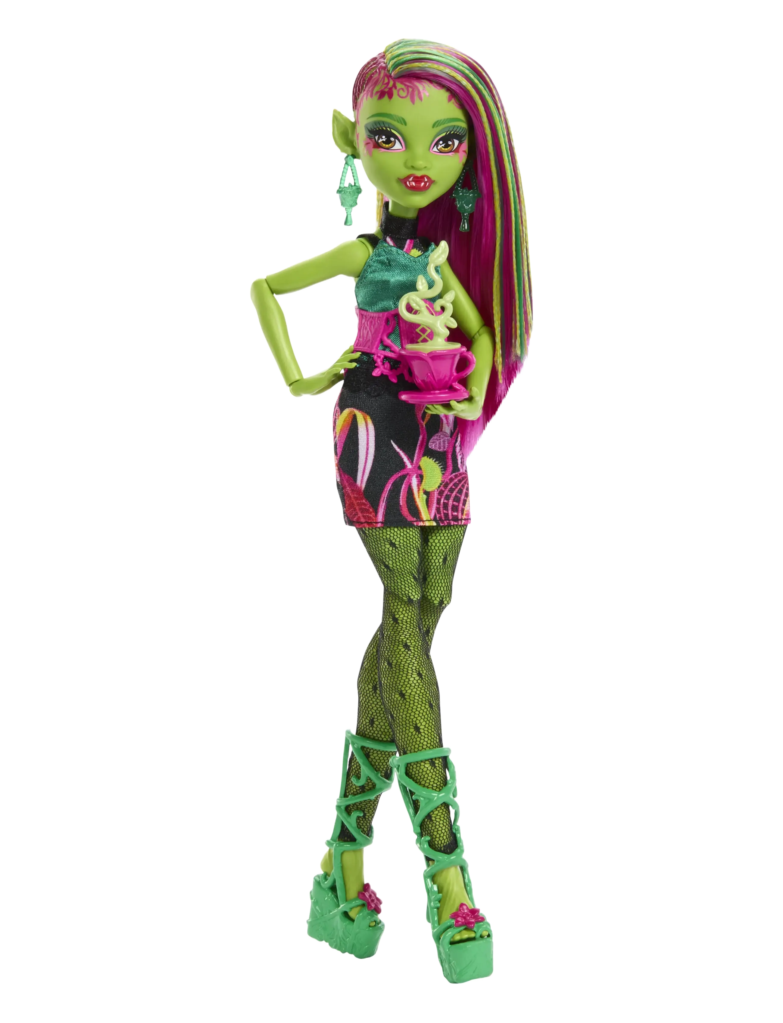 Monster High - Skulltimate Secrets Garden Mysteries Playset, Venus McFlytrap Doll with 19+ Surprises - dúkkur - multi color - 2