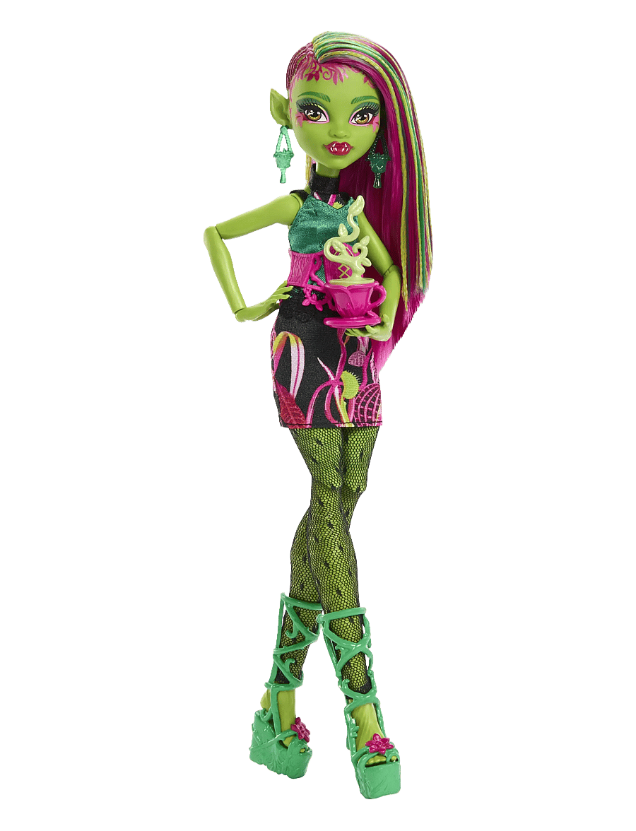 Monster High - Skulltimate Secrets Garden Mysteries Playset, Venus McFlytrap Doll with 19+ Surprises - dúkkur - multi color - 2