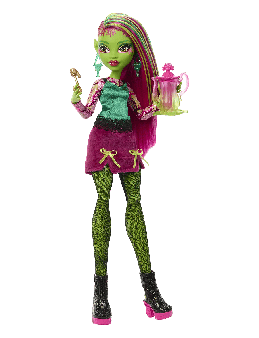 Monster High - Skulltimate Secrets Garden Mysteries Playset, Venus McFlytrap Doll with 19+ Surprises - dúkkur - multi color - 3