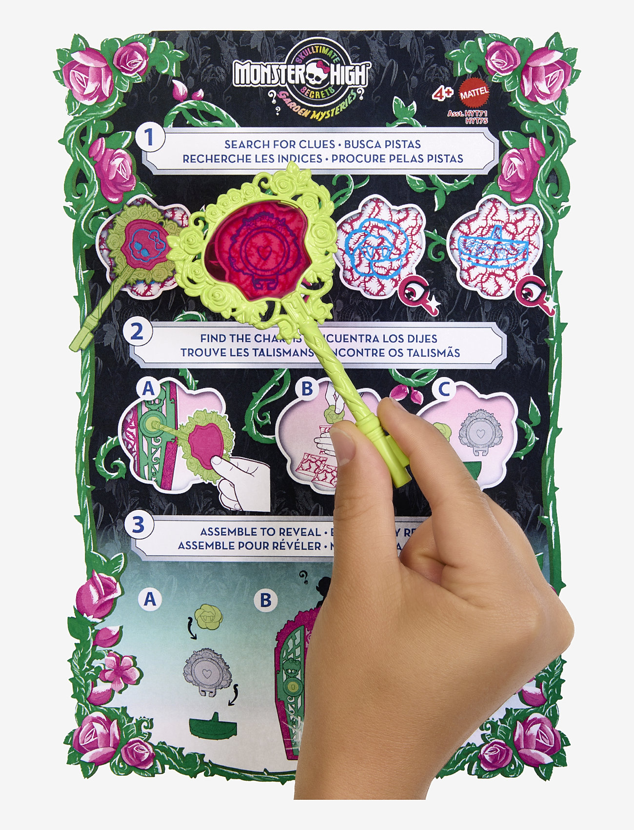 Monster High - Skulltimate Secrets Garden Mysteries Playset, Venus McFlytrap Doll with 19+ Surprises - dolls - multi color - 5