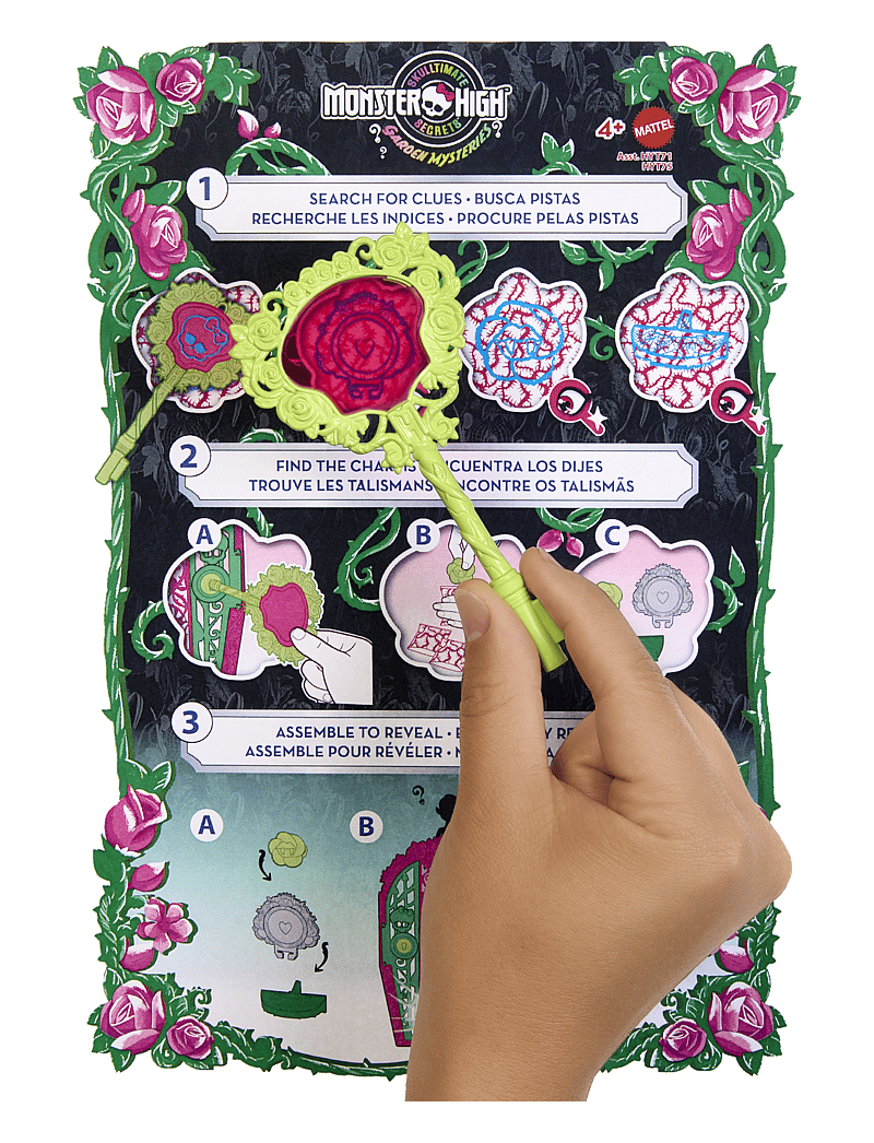 Monster High - Skulltimate Secrets Garden Mysteries Playset, Venus McFlytrap Doll with 19+ Surprises - puppen - multi color - 5