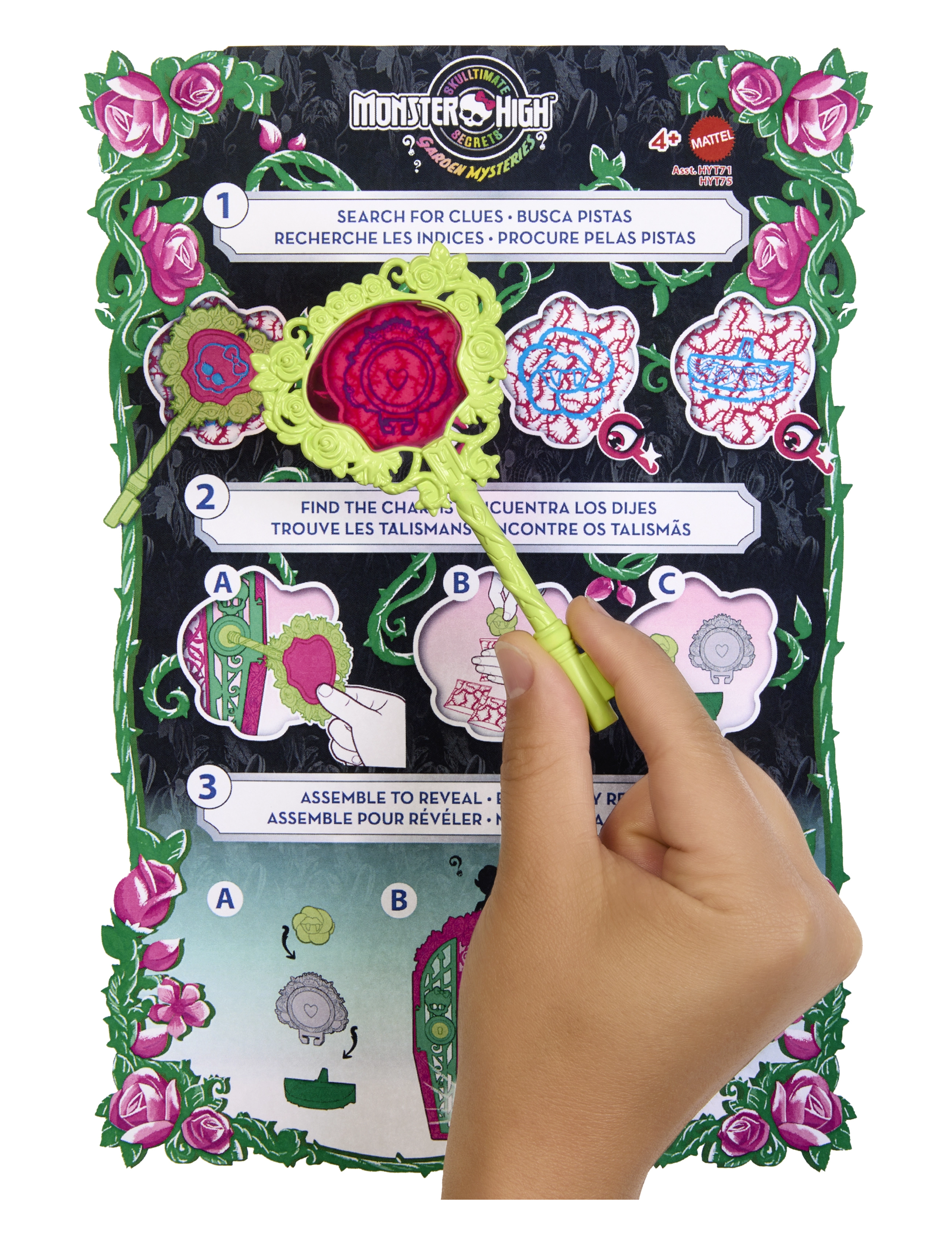 Monster High - Skulltimate Secrets Garden Mysteries Playset, Venus McFlytrap Doll with 19+ Surprises - dúkkur - multi color - 5