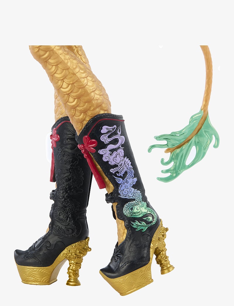 Monster High - Jinafire Long Fashion Doll with Pet Dog Cloudy “Yun Yun” and 7 Accessories - puppen - multi color - 4