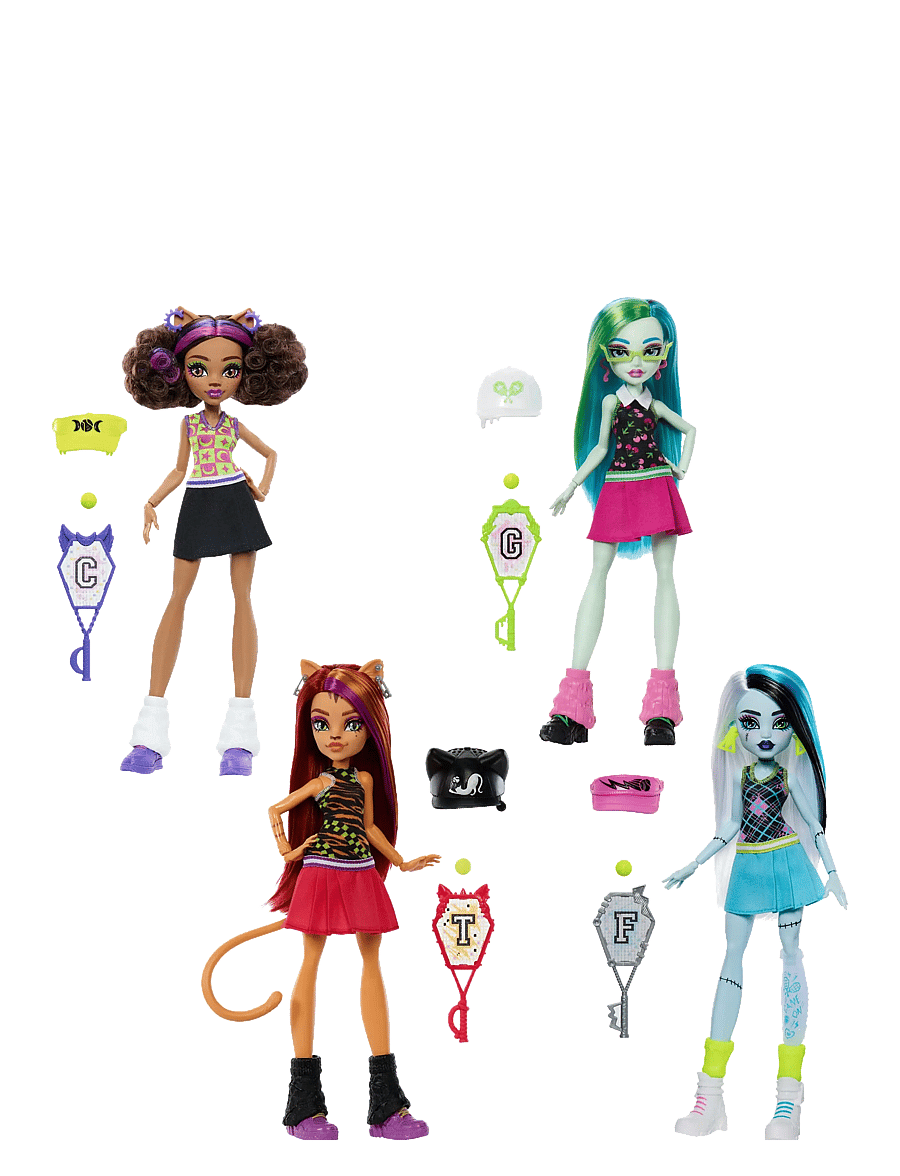Monster High - Buried Secrets Surprise Dolls with Courtside Fang-Out Theme (Characters May Vary) - puppen - multi color - 1
