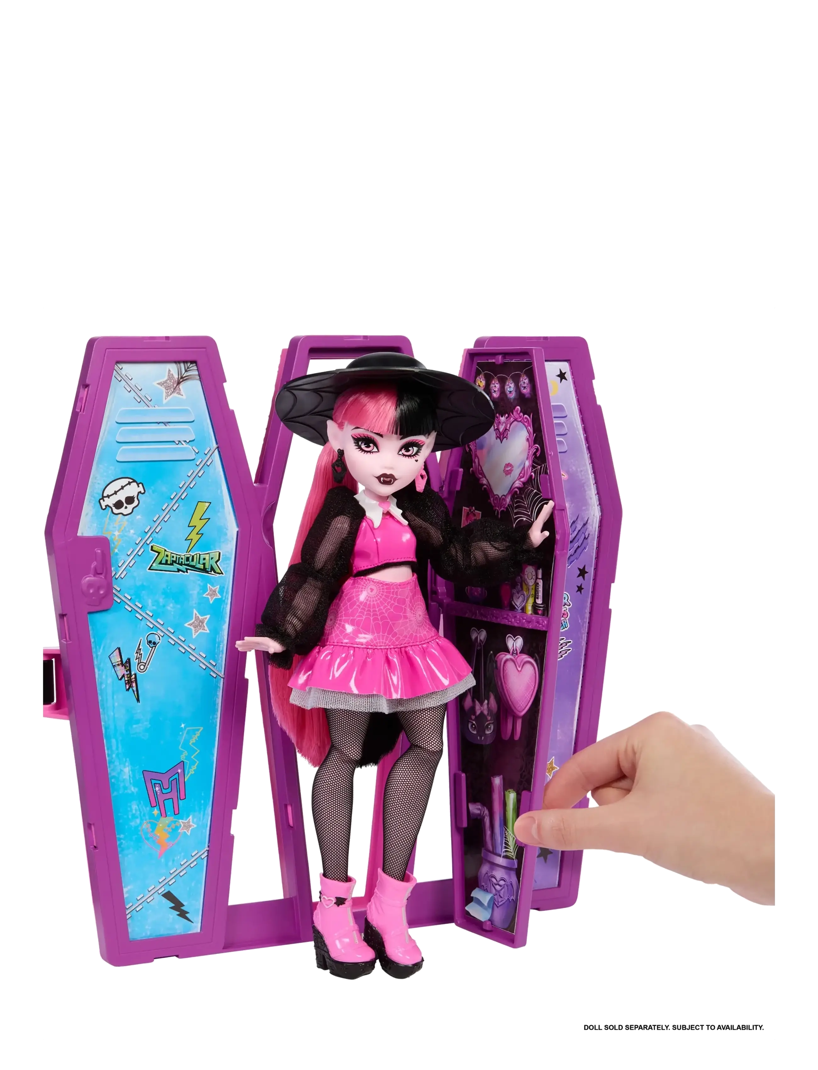 Monster High - Draculaura Secret Potion Room Doll Playset with 12+ Accessories, Plus Transformations - zestawy zabawkowe - multi color - 5