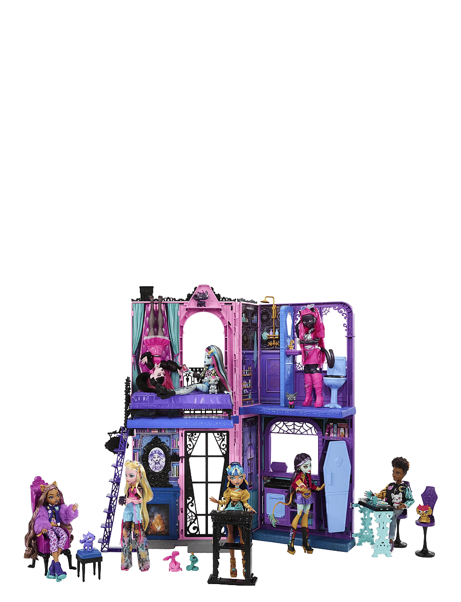 Monster High - Boo-tique Hotel Doll House with Spooky Surprises in Every Room and 13+ Accessories - dúkkuhús - multi color - 2