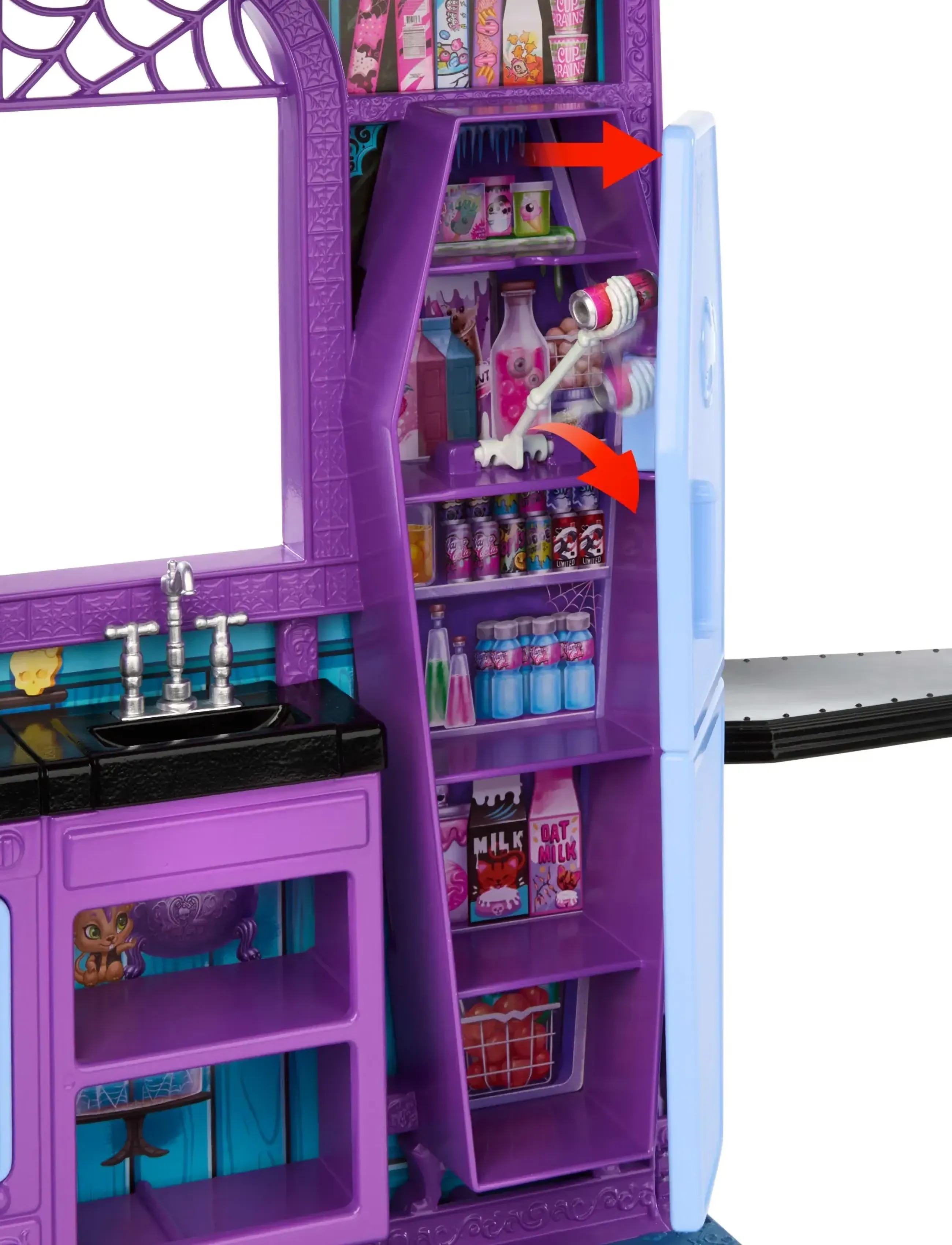 Monster High - Boo-tique Hotel Doll House with Spooky Surprises in Every Room and 13+ Accessories - dukkehus - multi color - 5