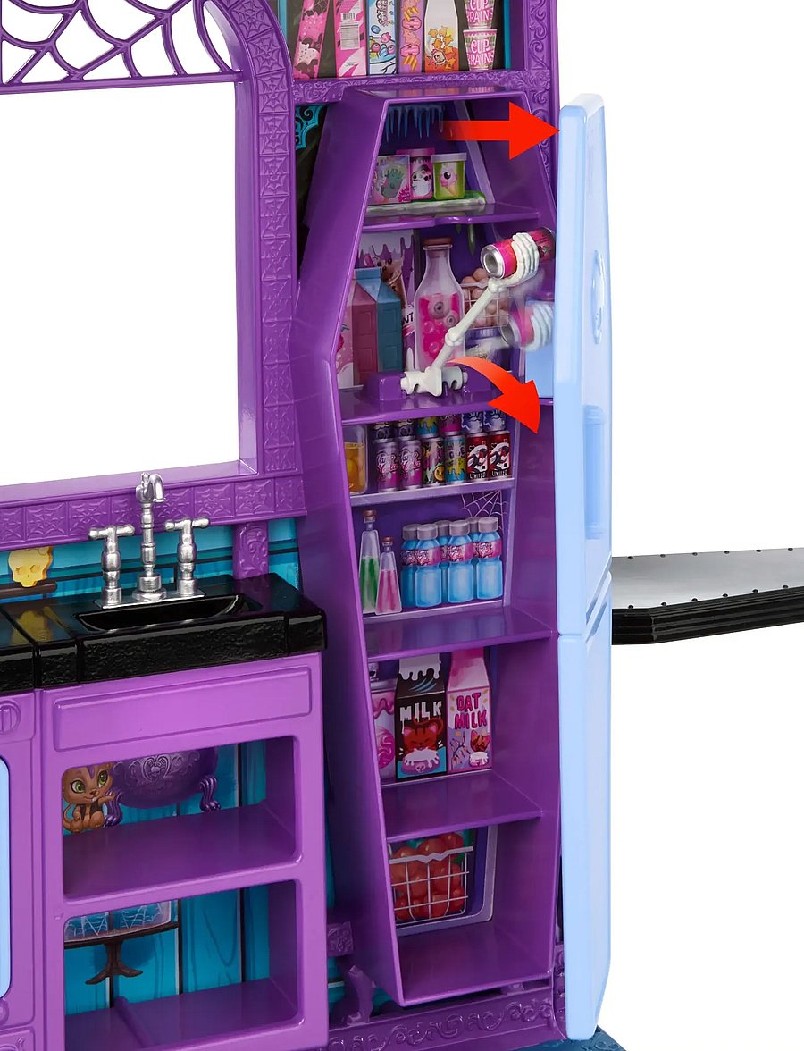 Monster High - Boo-tique Hotel Doll House with Spooky Surprises in Every Room and 13+ Accessories - dúkkuhús - multi color - 5