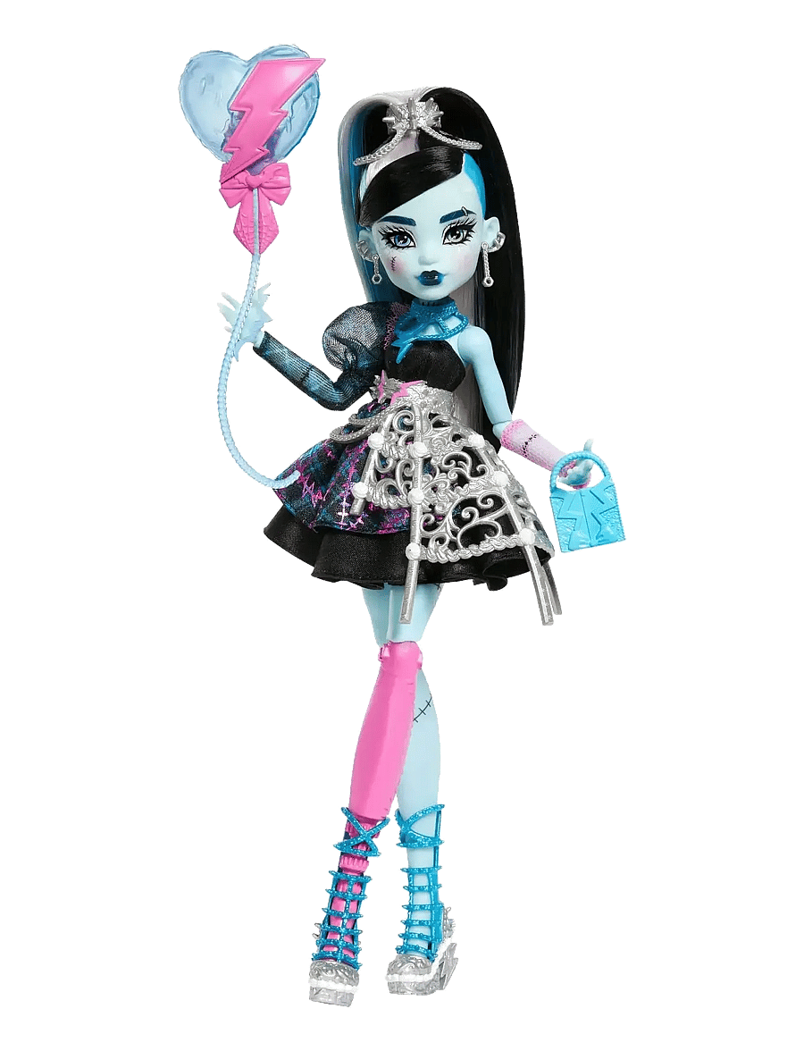 Monster High - Scary Sweet Birthday Frankie Stein Doll in Party Dress with Balloon & Gift - puppen - multi color - 2