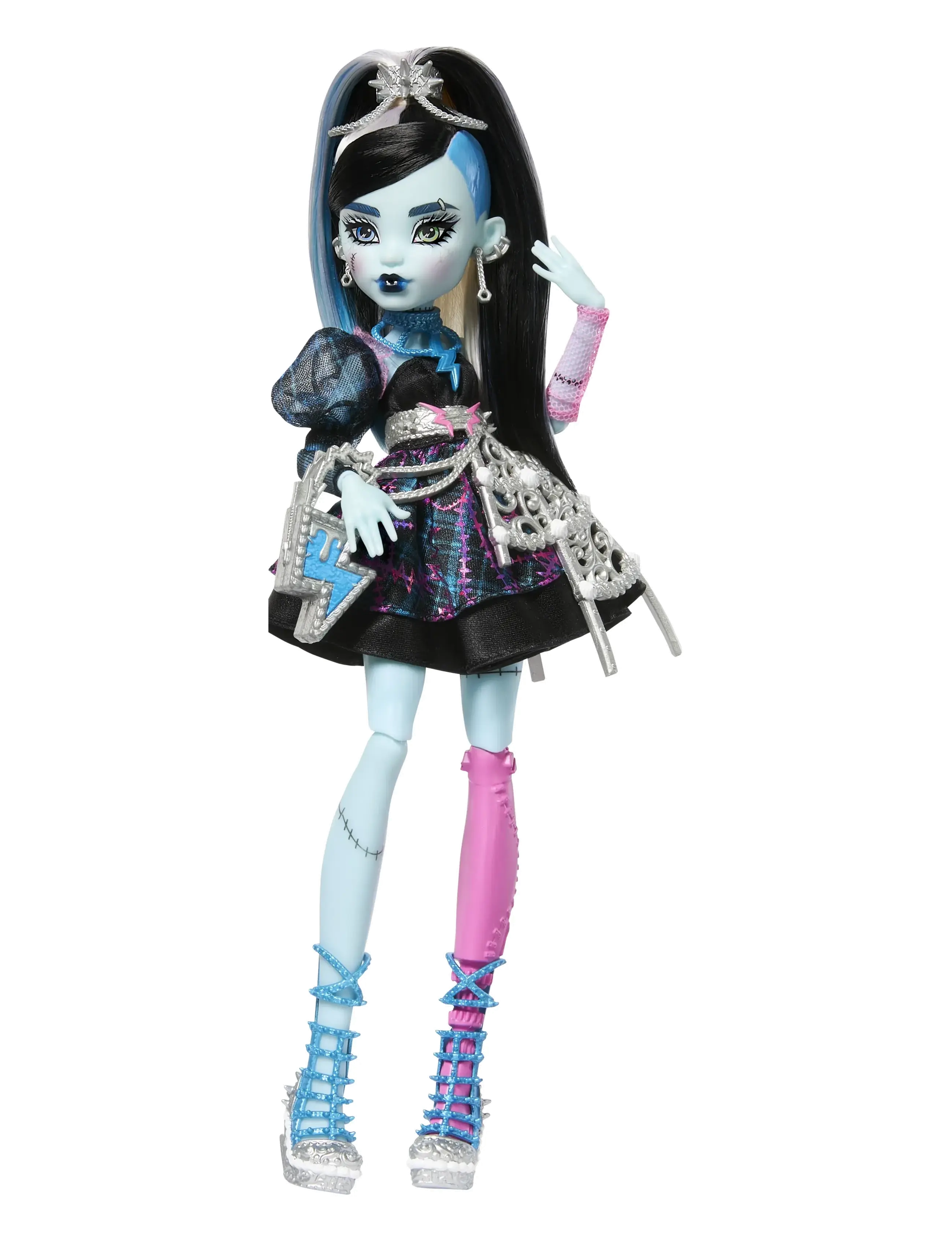 Monster High - Scary Sweet Birthday Frankie Stein Doll in Party Dress with Balloon & Gift - dukker - multi color - 3