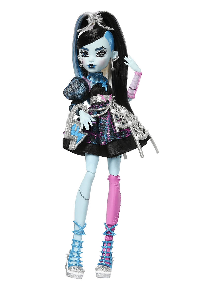 Monster High - Scary Sweet Birthday Frankie Stein Doll in Party Dress with Balloon & Gift - puppen - multi color - 3