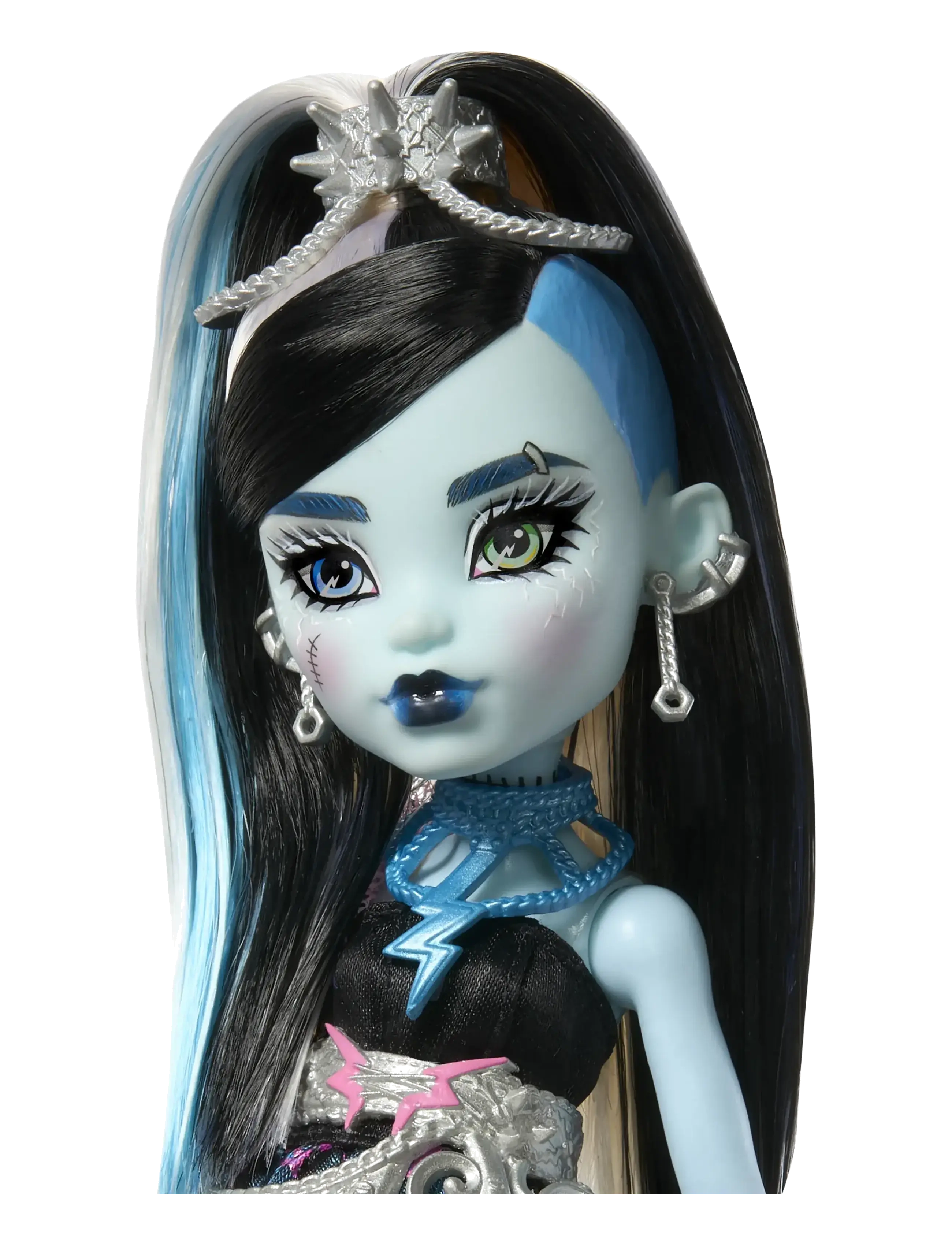 Monster High - Scary Sweet Birthday Frankie Stein Doll in Party Dress with Balloon & Gift - dukker - multi color - 4