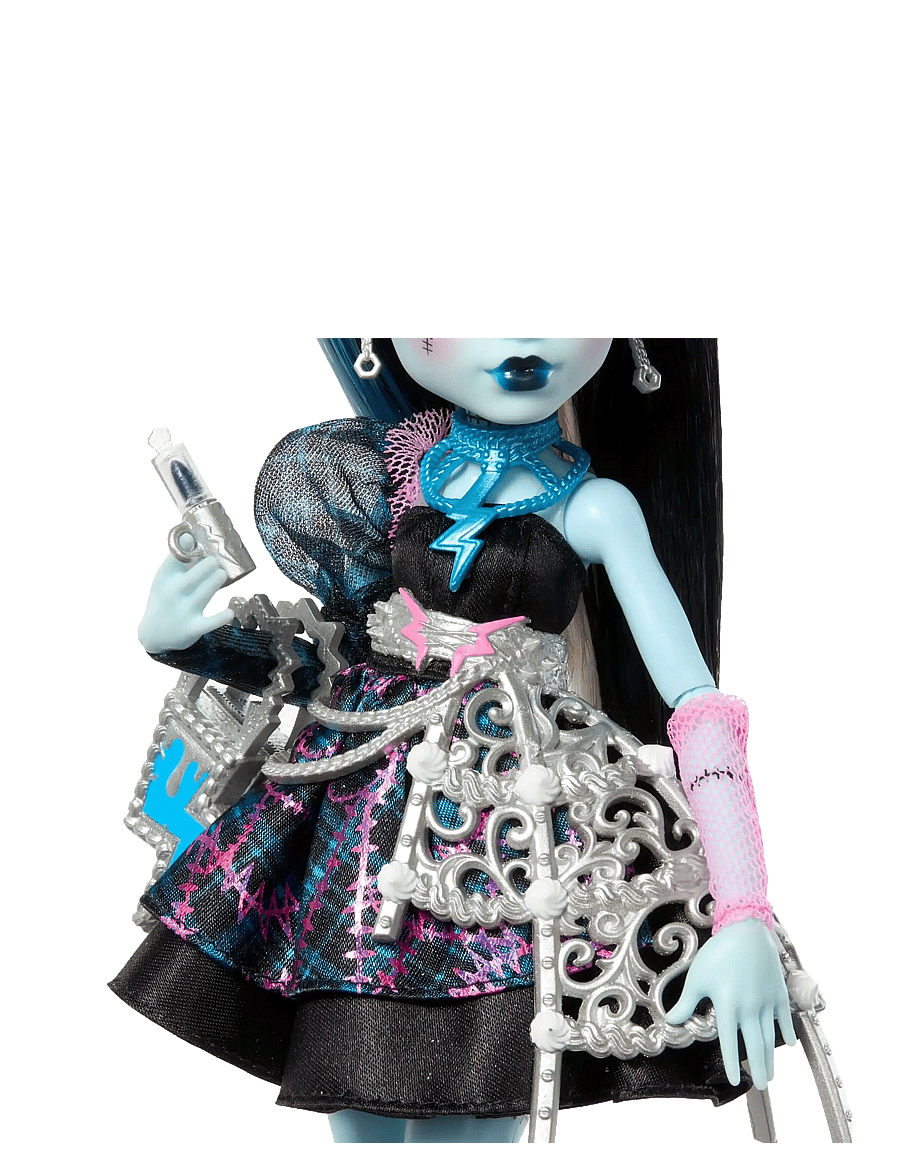Monster High - Scary Sweet Birthday Frankie Stein Doll in Party Dress with Balloon & Gift - puppen - multi color - 5