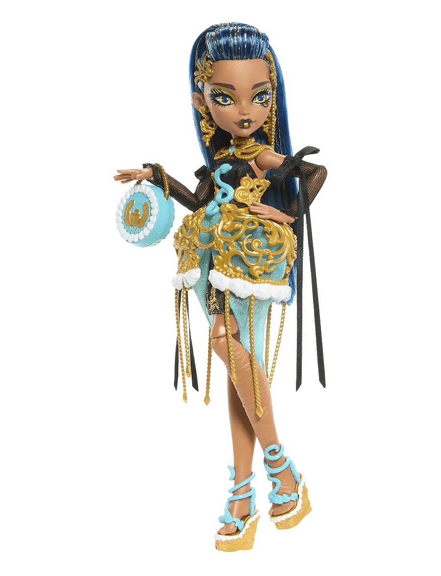 Monster High - Scary Sweet Birthday Cleo De Nile Doll in Party Dress with Balloon & Gift - puppen - multi color - 2