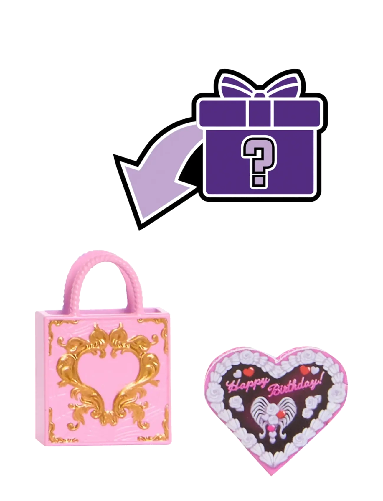 Monster High - Scary Sweet Birthday Cupid Asteria Doll in Party Dress with Balloon & Gift - dolls - multi color - 3