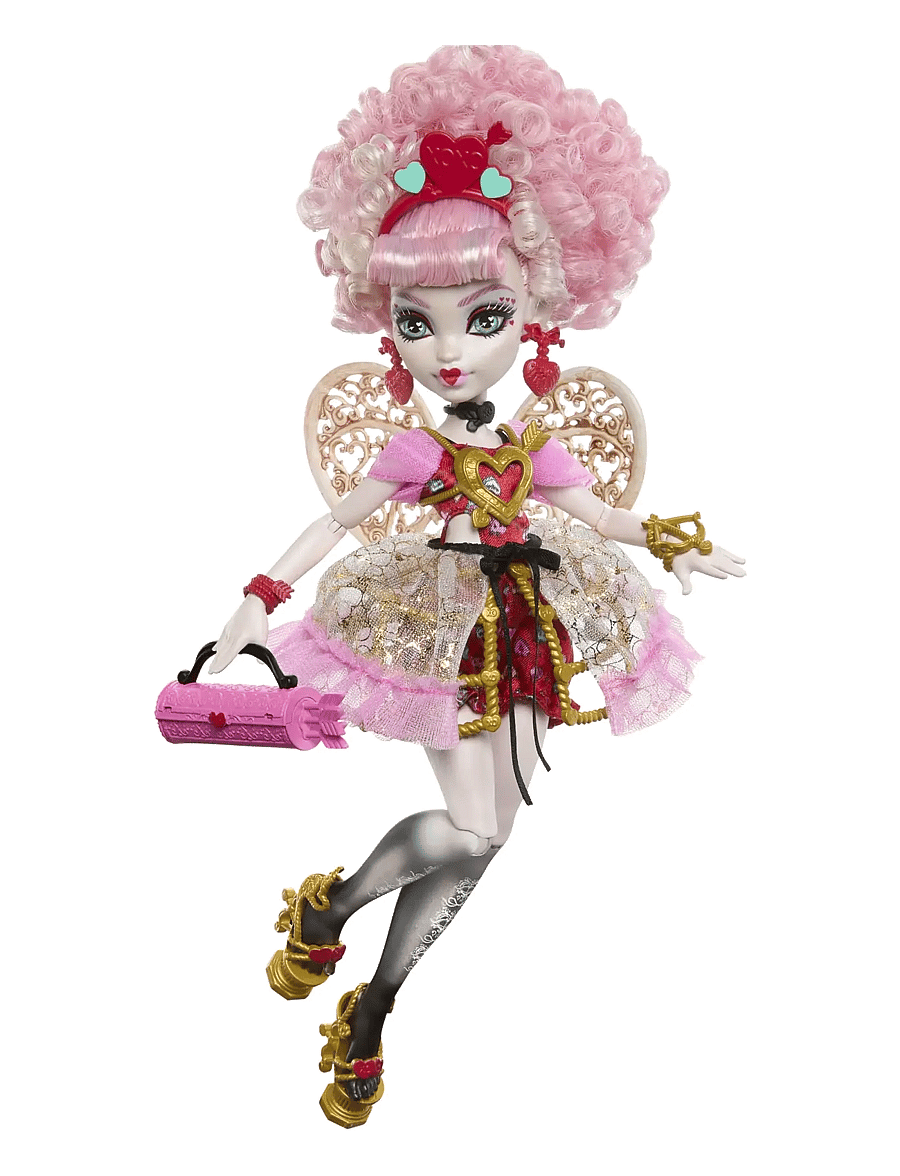 Monster High - Scary Sweet Birthday Cupid Asteria Doll in Party Dress with Balloon & Gift - puppen - multi color - 3