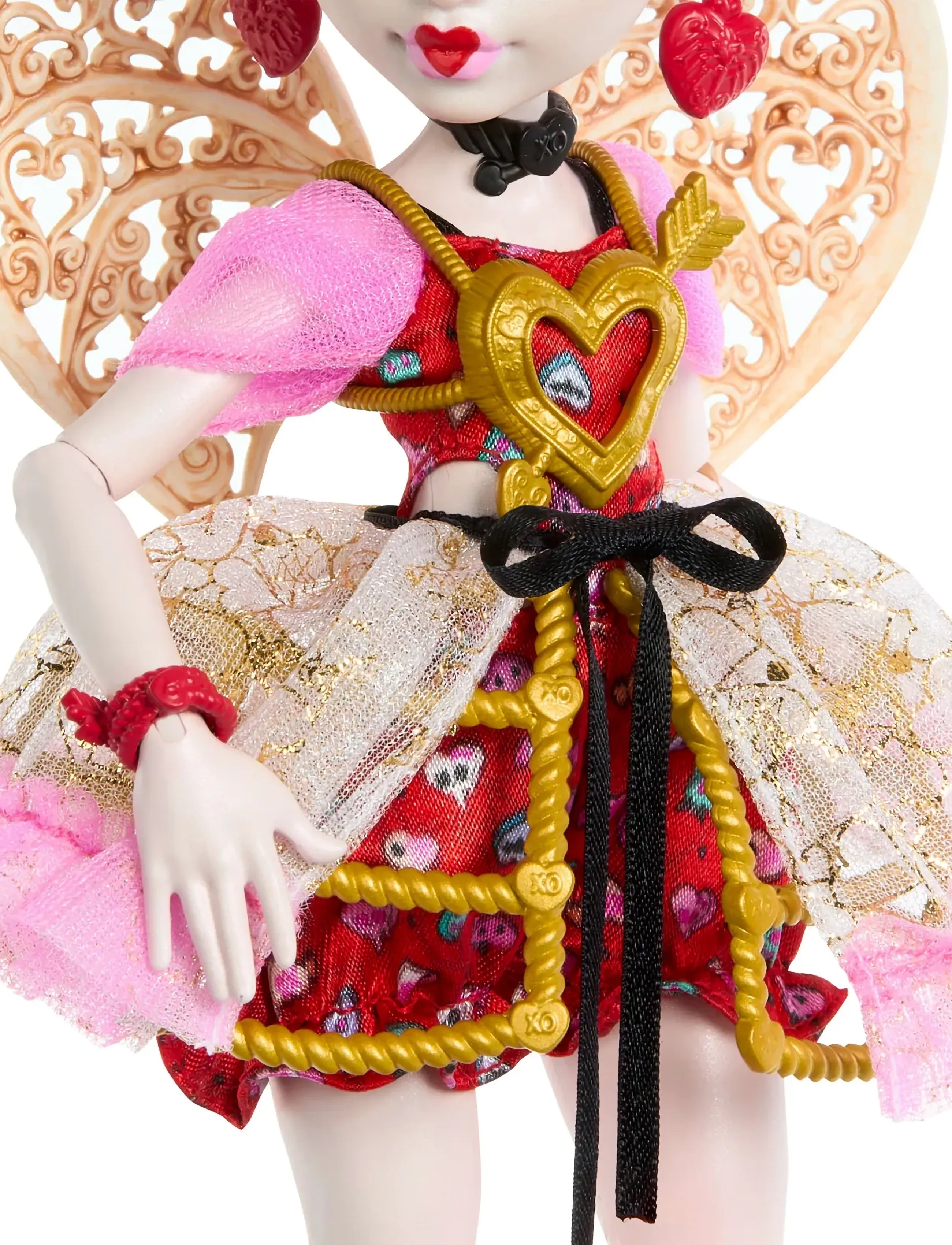 Monster High - Scary Sweet Birthday Cupid Asteria Doll in Party Dress with Balloon & Gift - puppen - multi color - 5