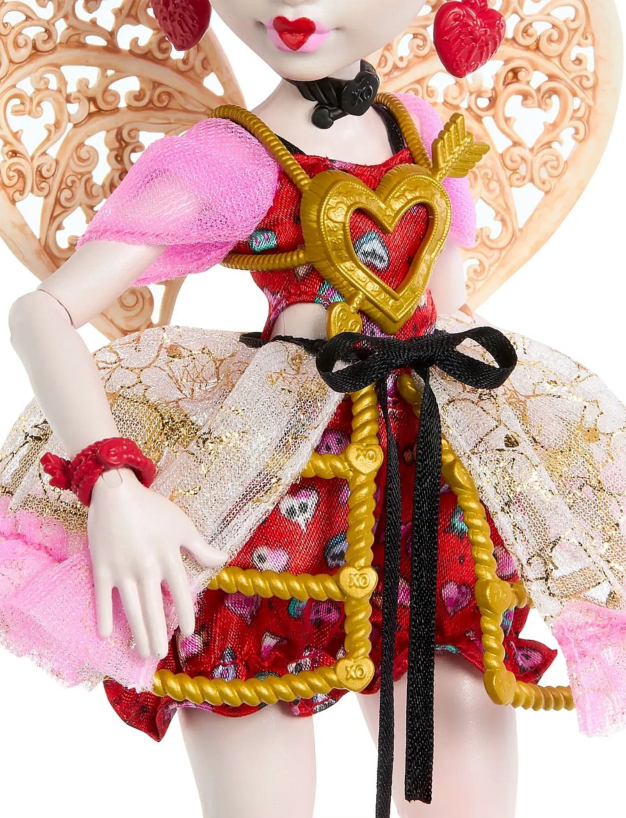 Monster High - Scary Sweet Birthday Cupid Asteria Doll in Party Dress with Balloon & Gift - puppen - multi color - 5