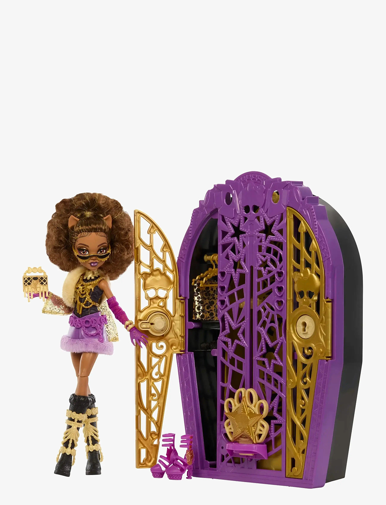 Monster High - Skulltimate Secrets Hauntlywood Mysteries Doll, Clawdeen Wolf with 19+ Surprises - dockor - multi color - 1