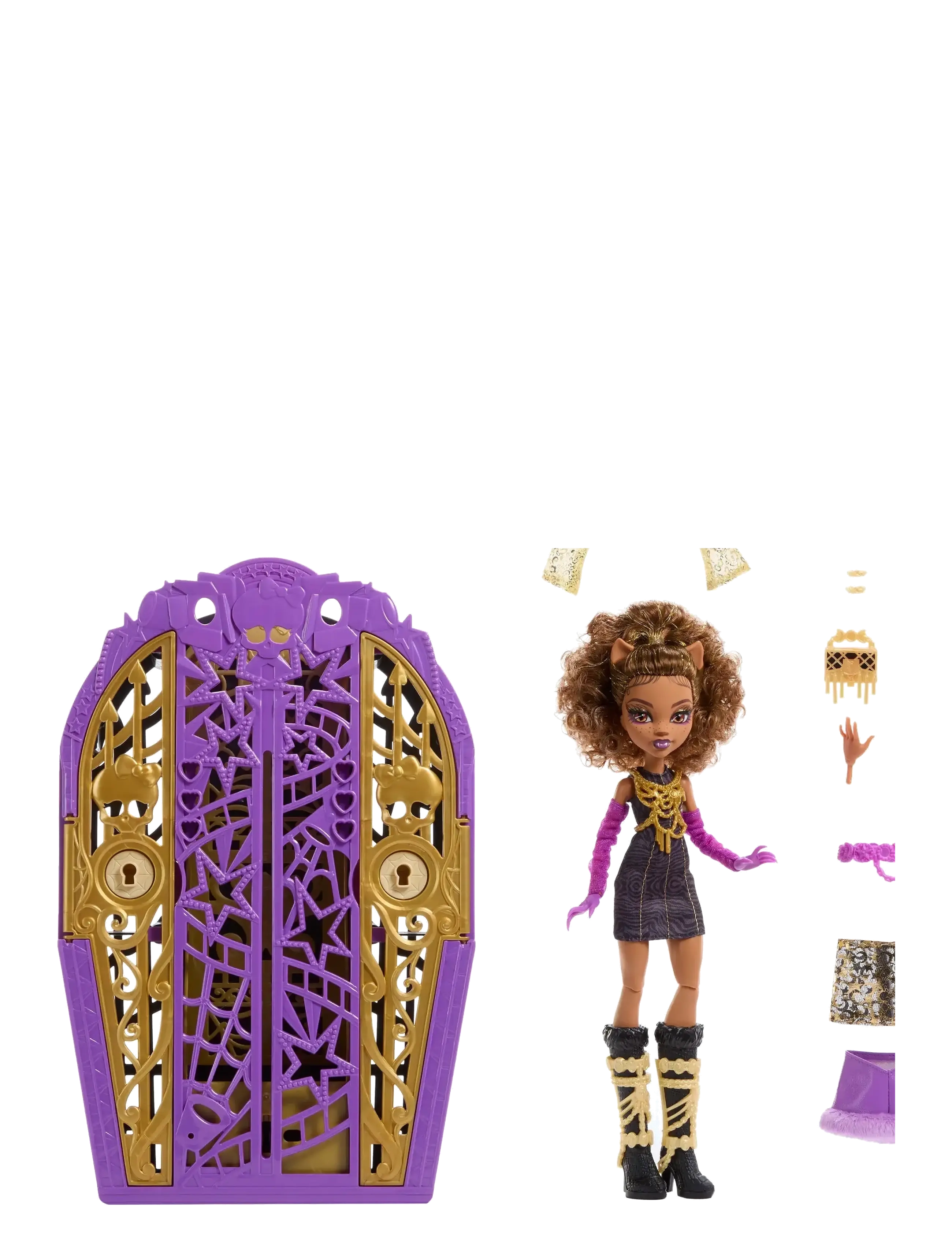 Monster High - Skulltimate Secrets Hauntlywood Mysteries Doll, Clawdeen Wolf with 19+ Surprises - dukker - multi color - 2