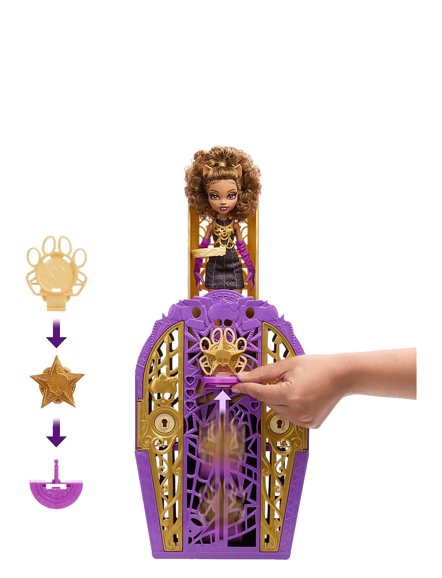 Monster High - Skulltimate Secrets Hauntlywood Mysteries Doll, Clawdeen Wolf with 19+ Surprises - puppen - multi color - 4